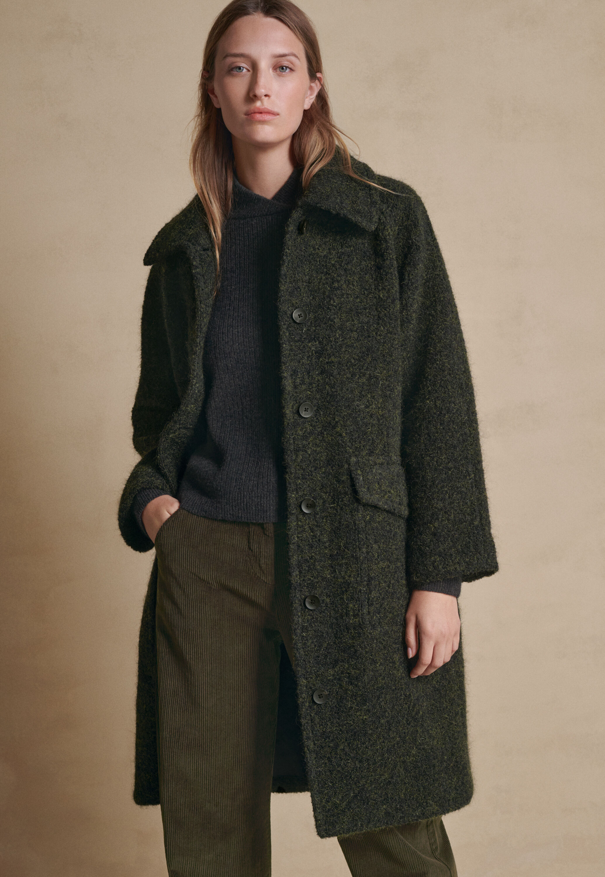 Edge-to-edge cardigan