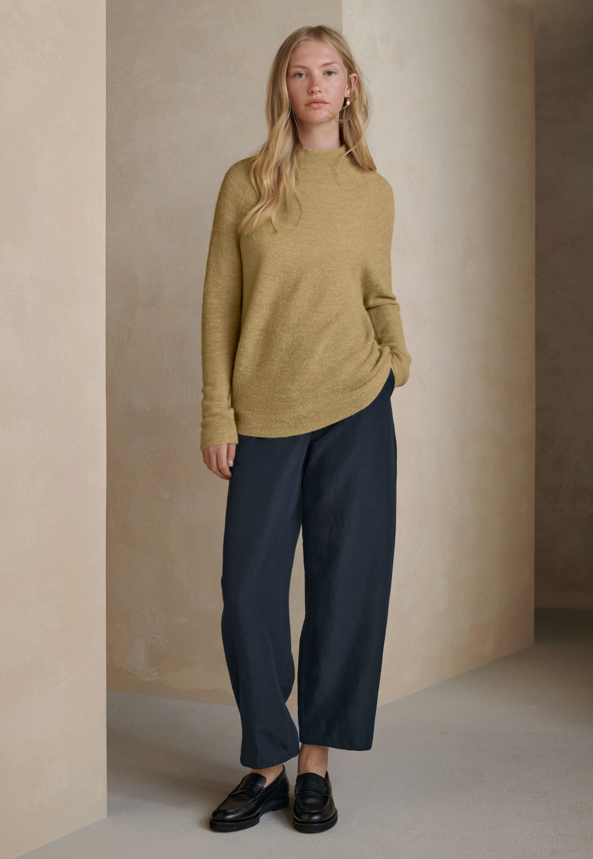 High-neck sweater