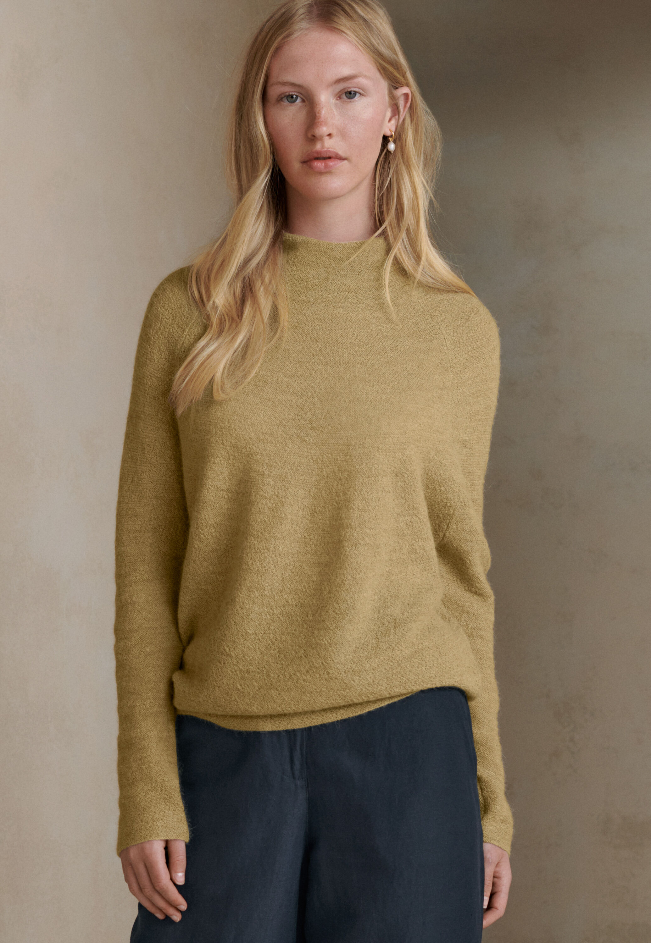 High-neck sweater
