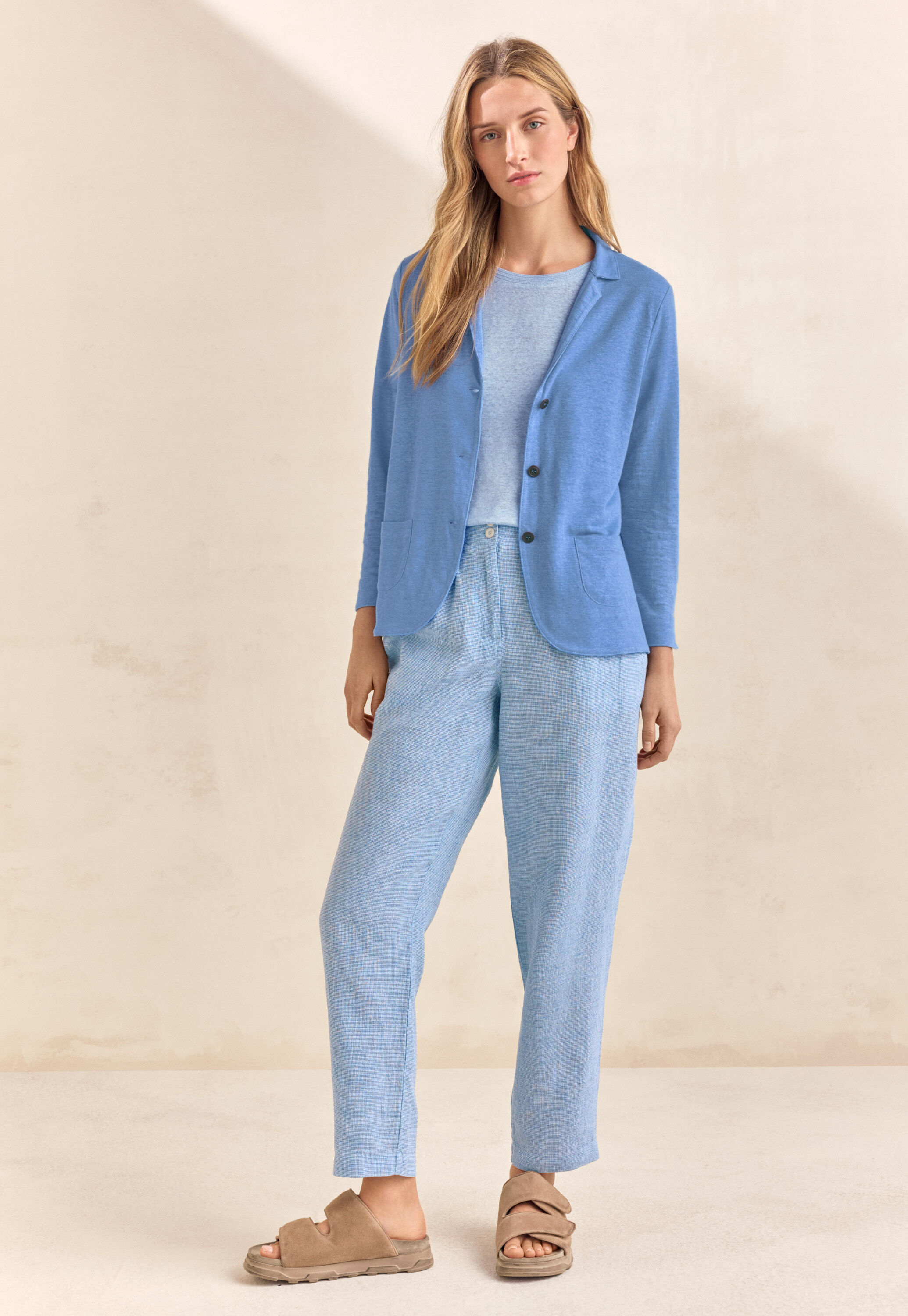Tapered trousers, Marine, large