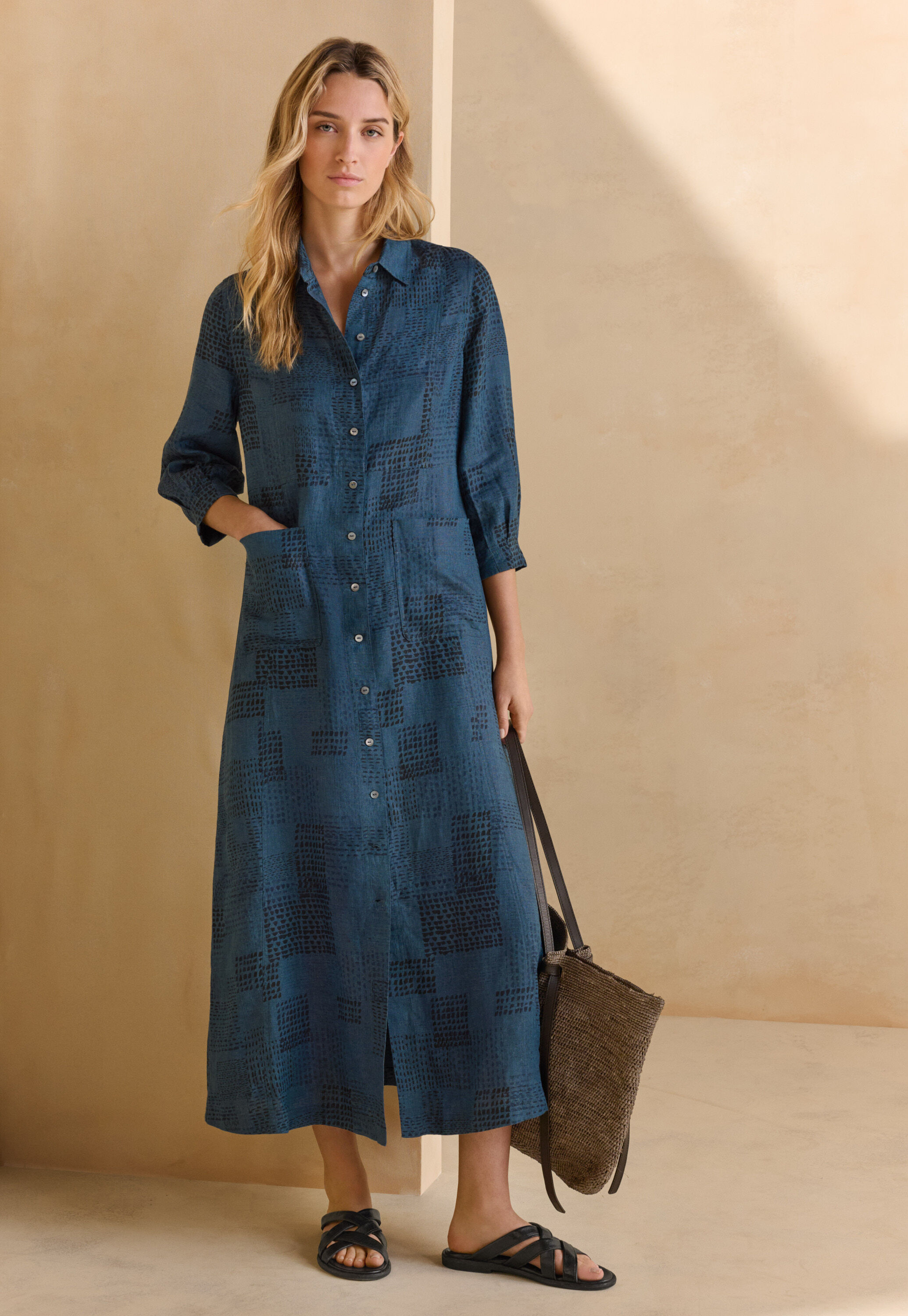 Checked dress