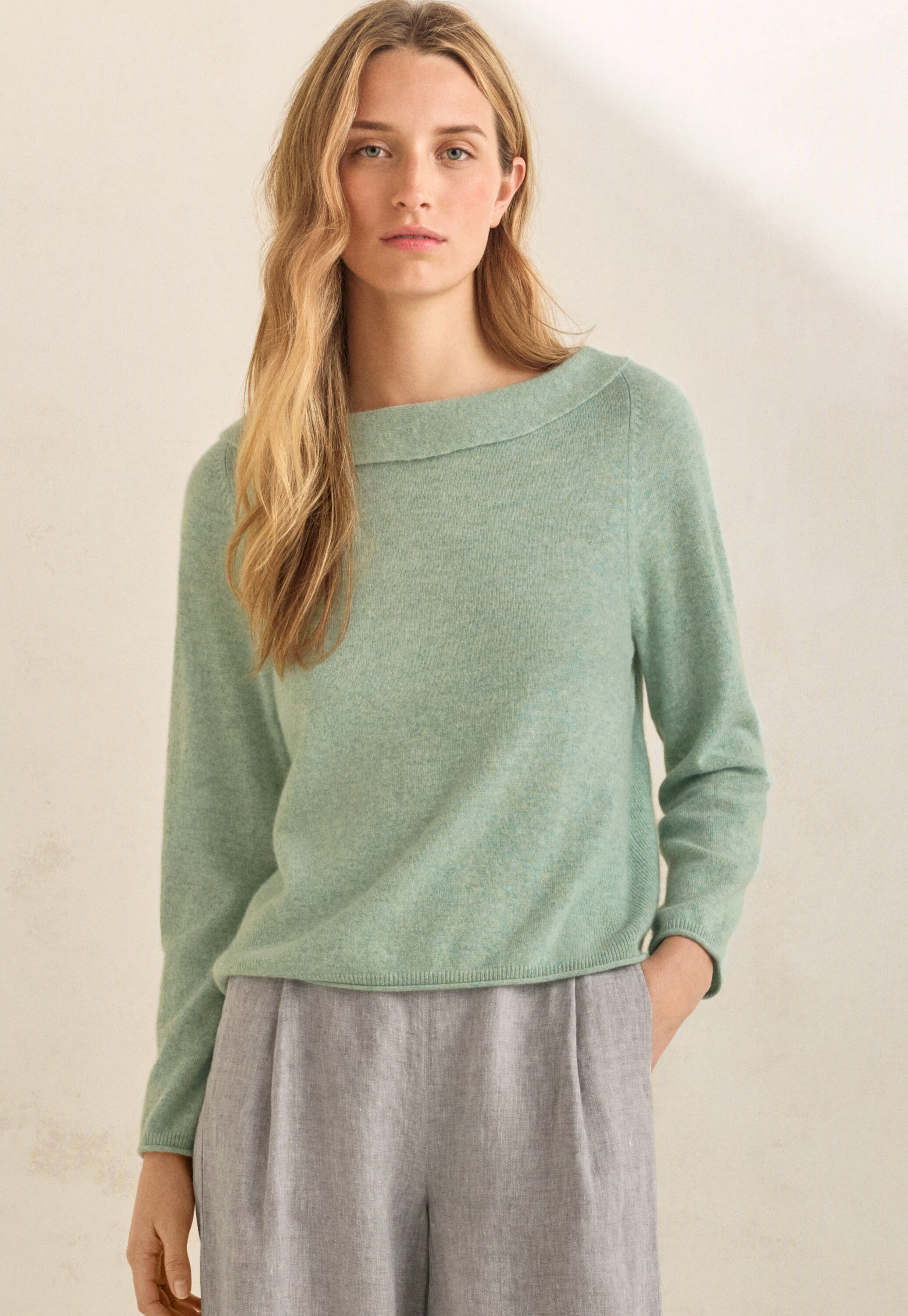 Cable sweater