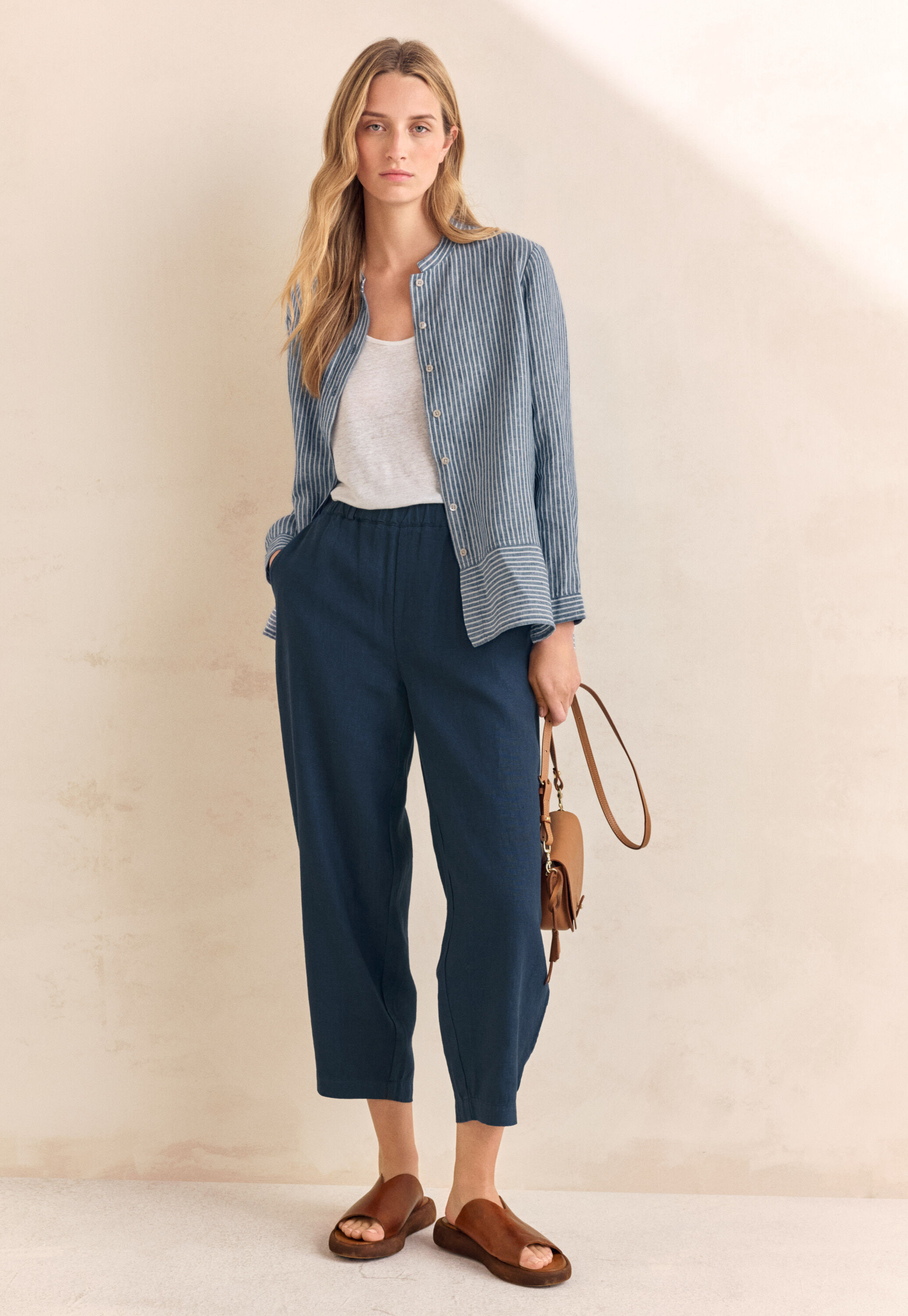 Garment-dyed overshirt