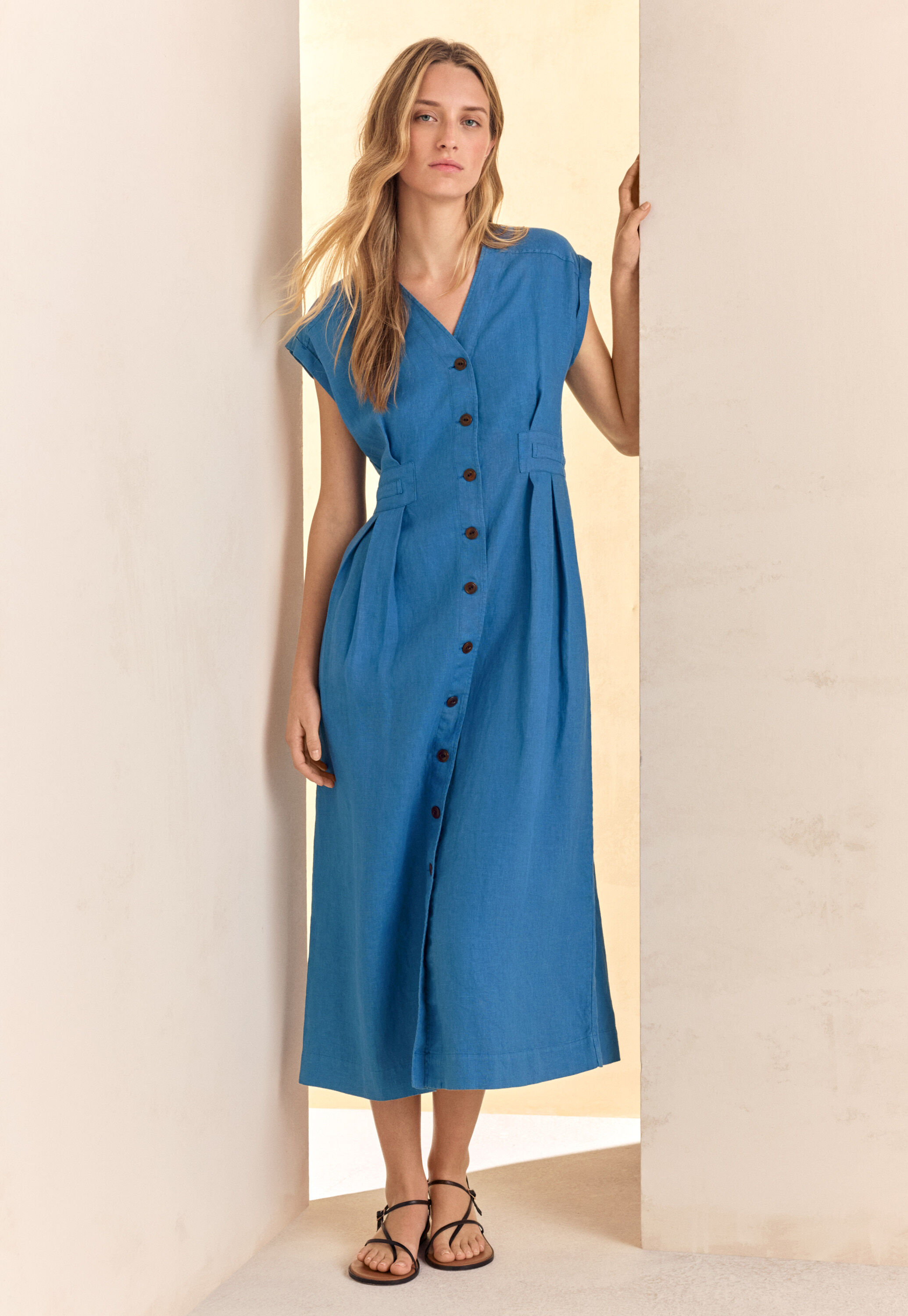 Checked dress