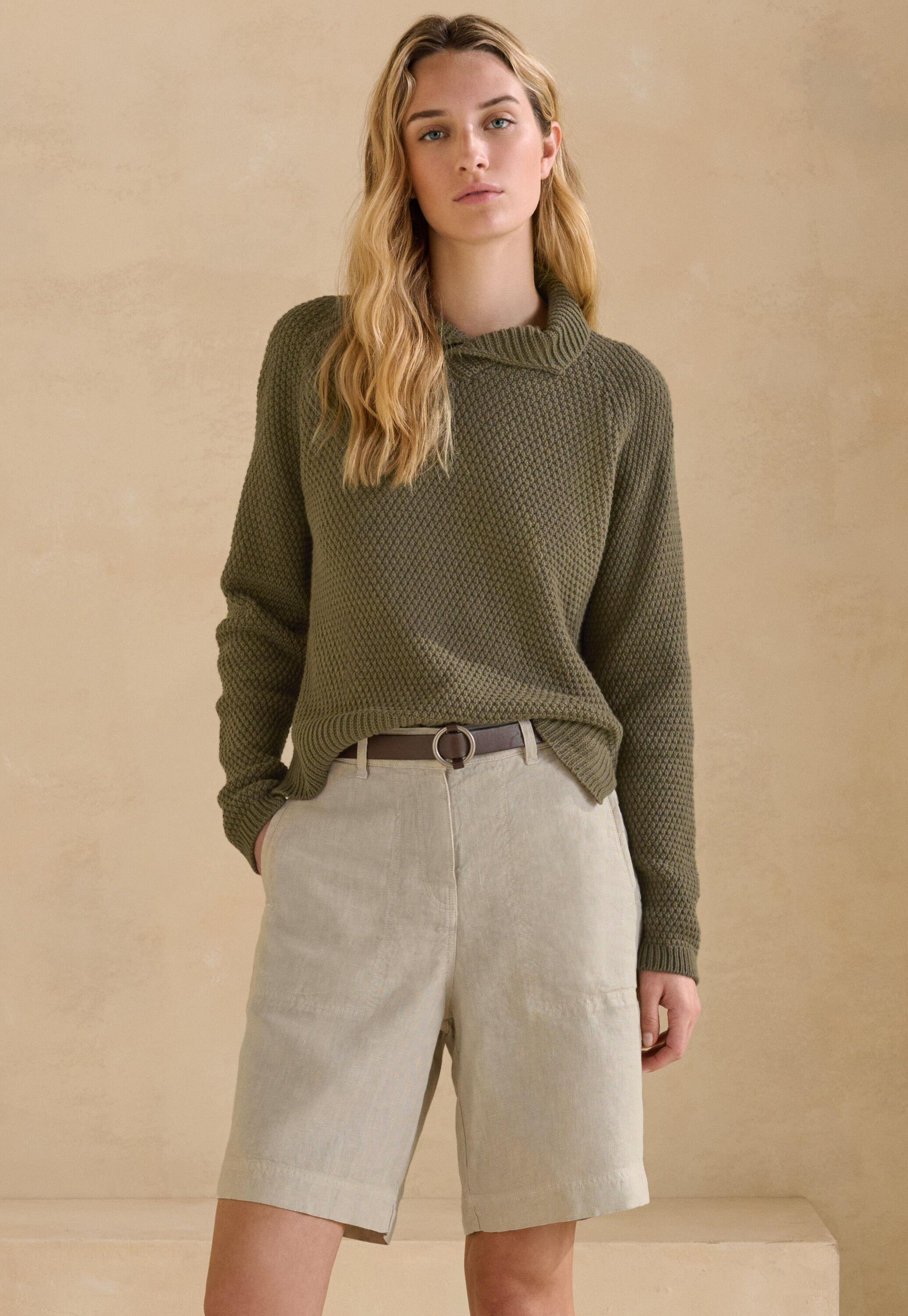 Garment-dyed overshirt