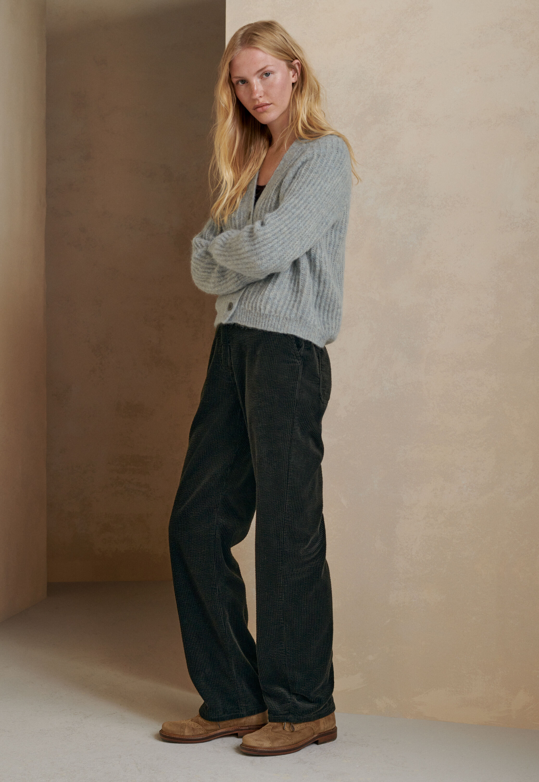 Tapered trousers