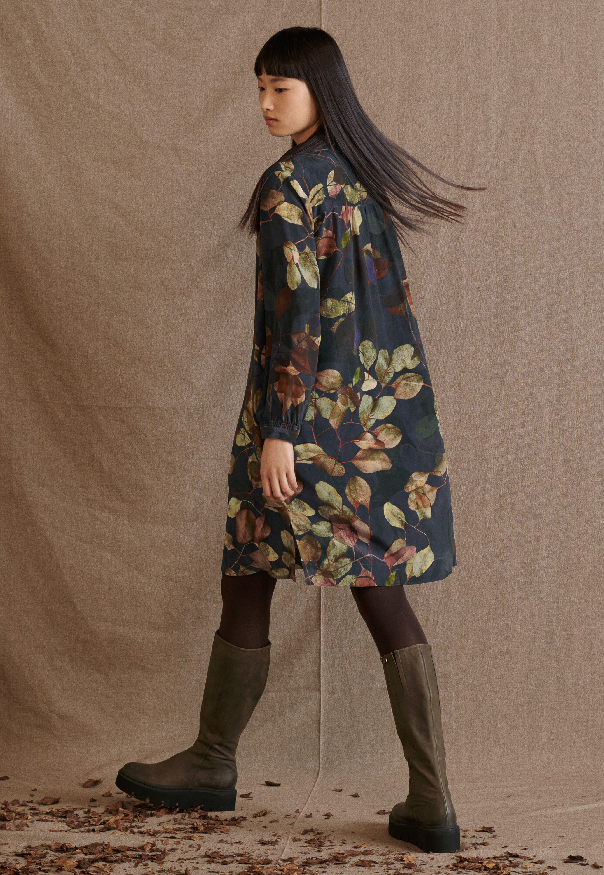 Long boots, Brown khaki, large