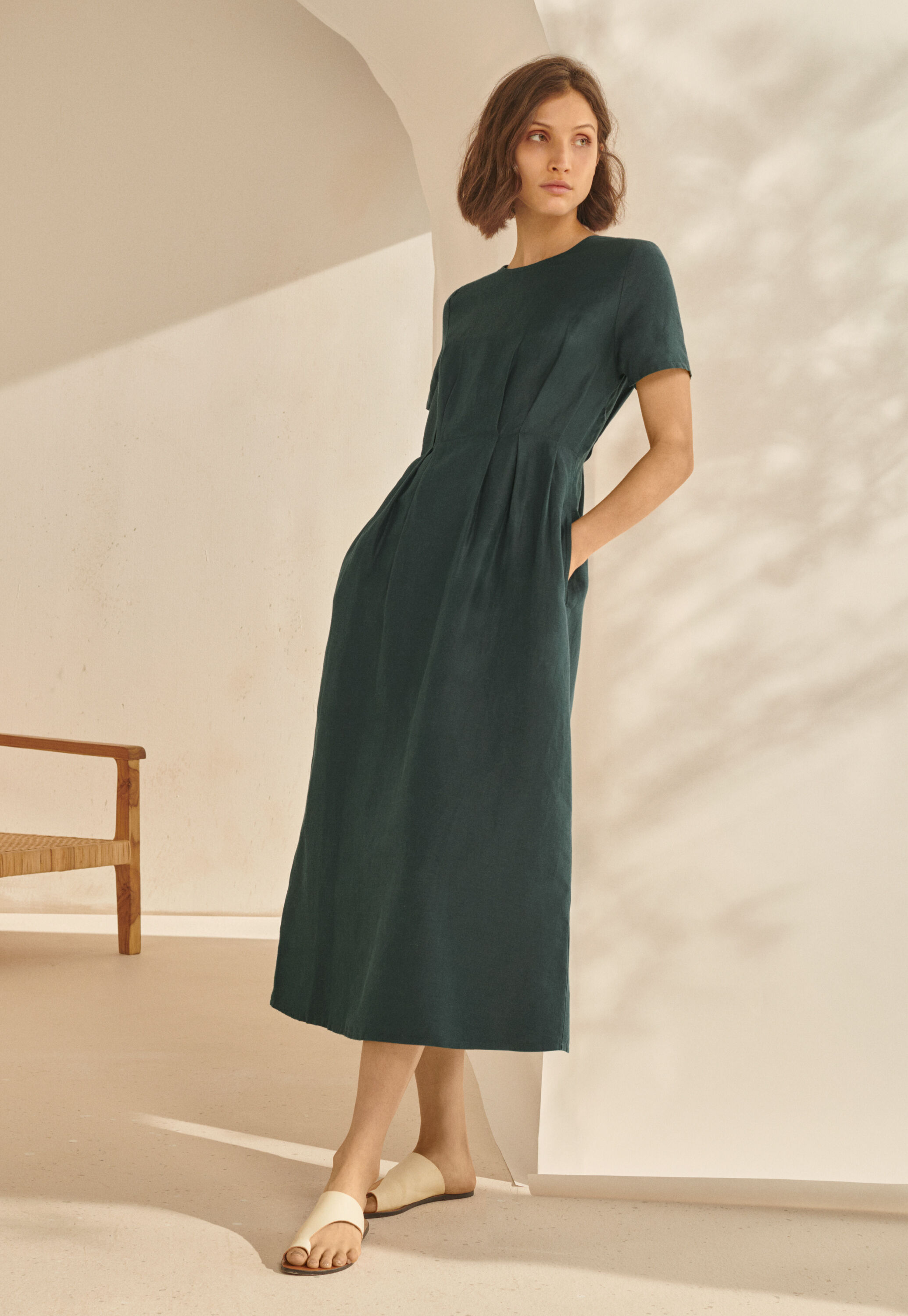 Checked dress