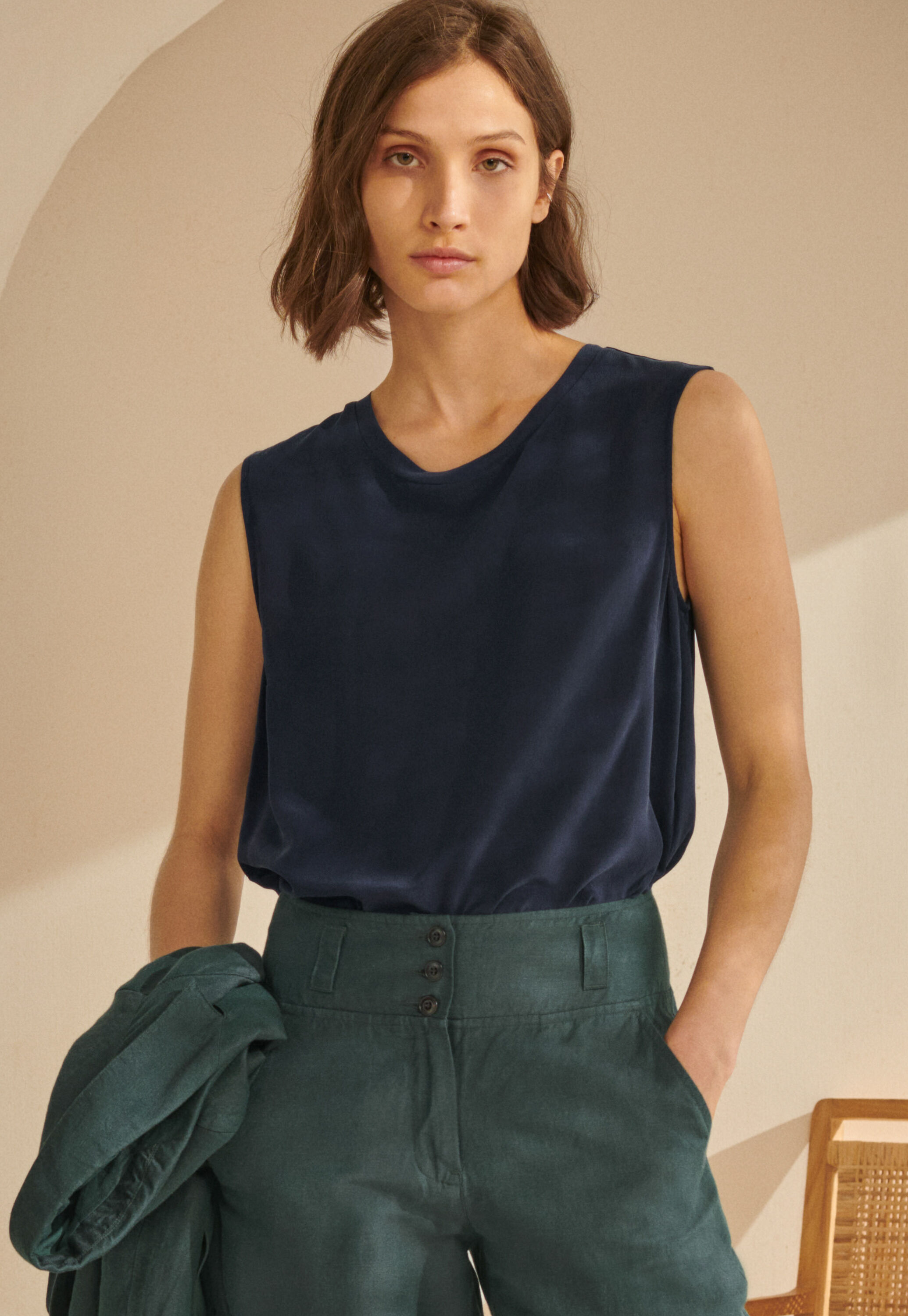 Sleeveless top