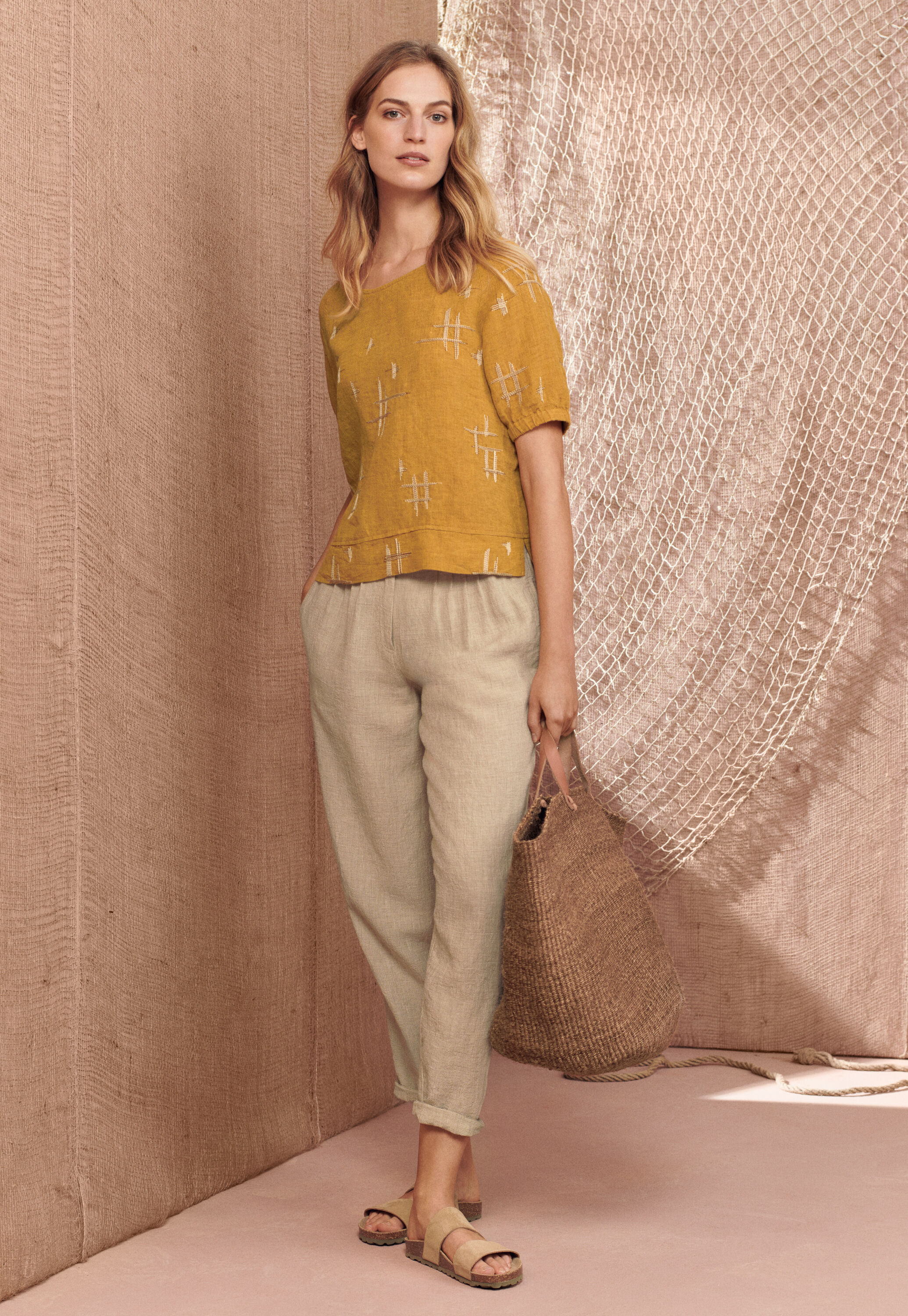 Tapered trousers