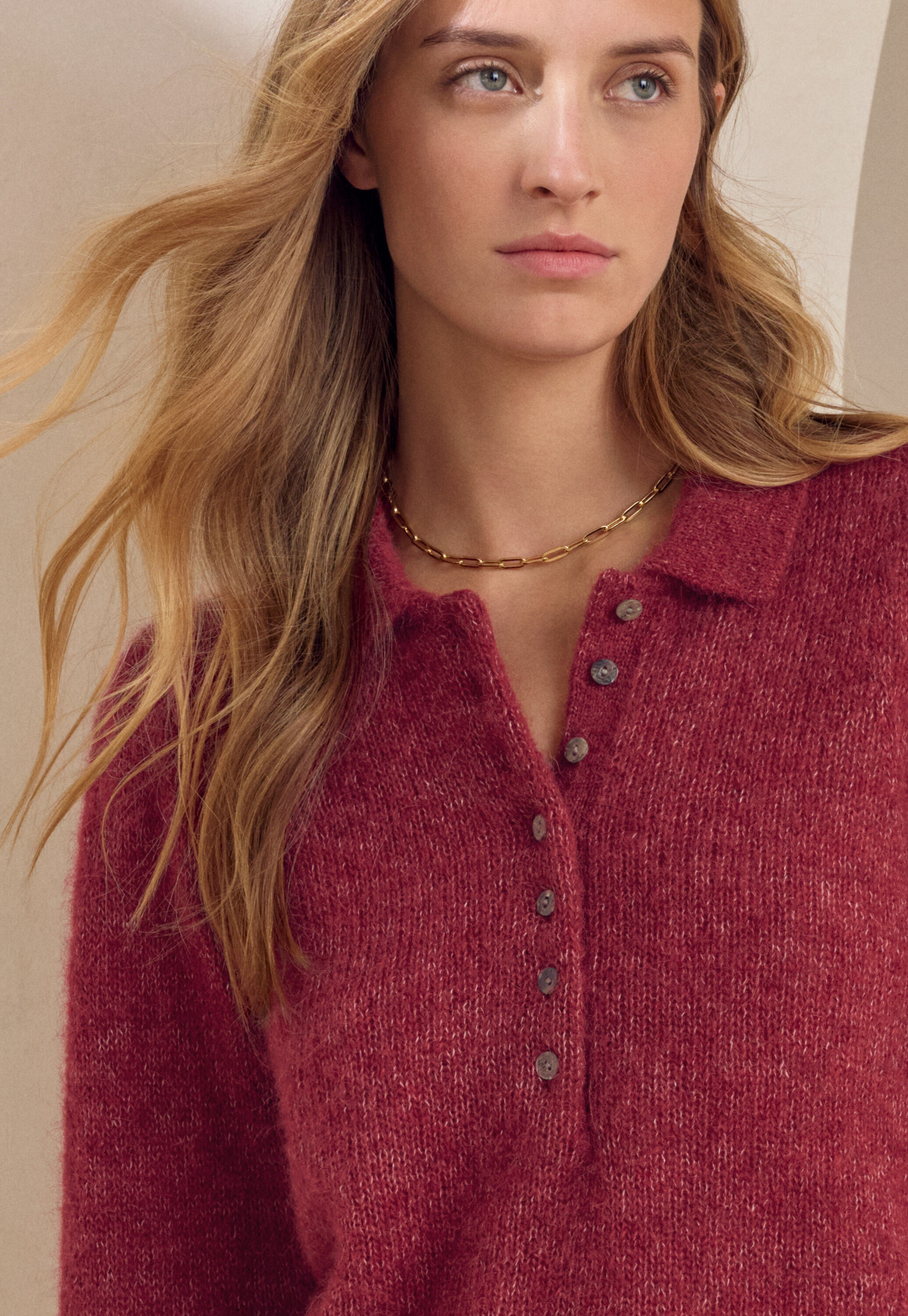 Collared sweater