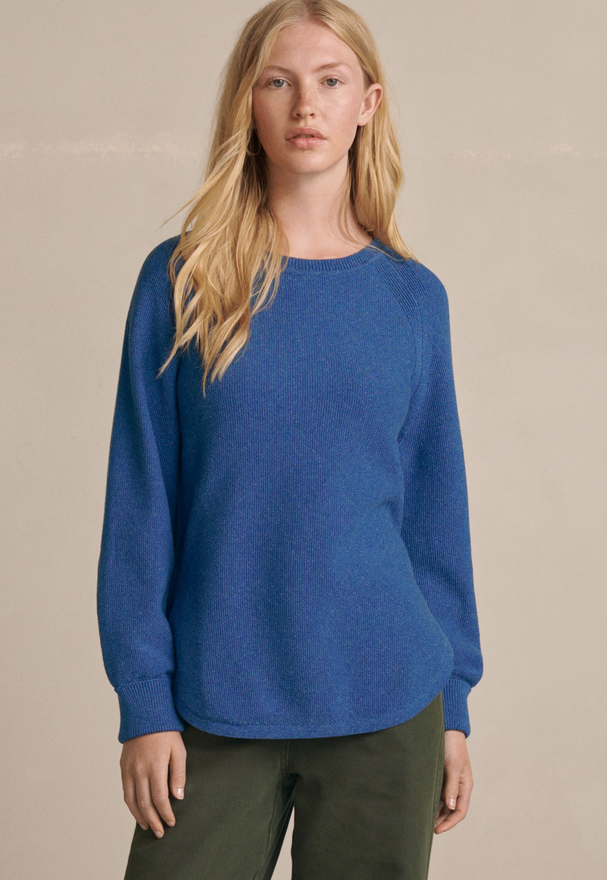 Moss-stitch tunic