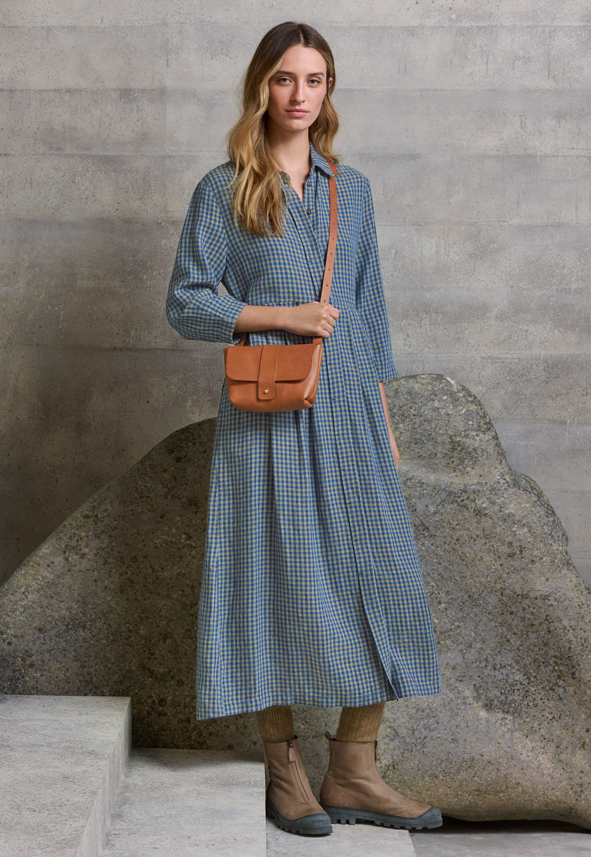 Garment-dyed overshirt