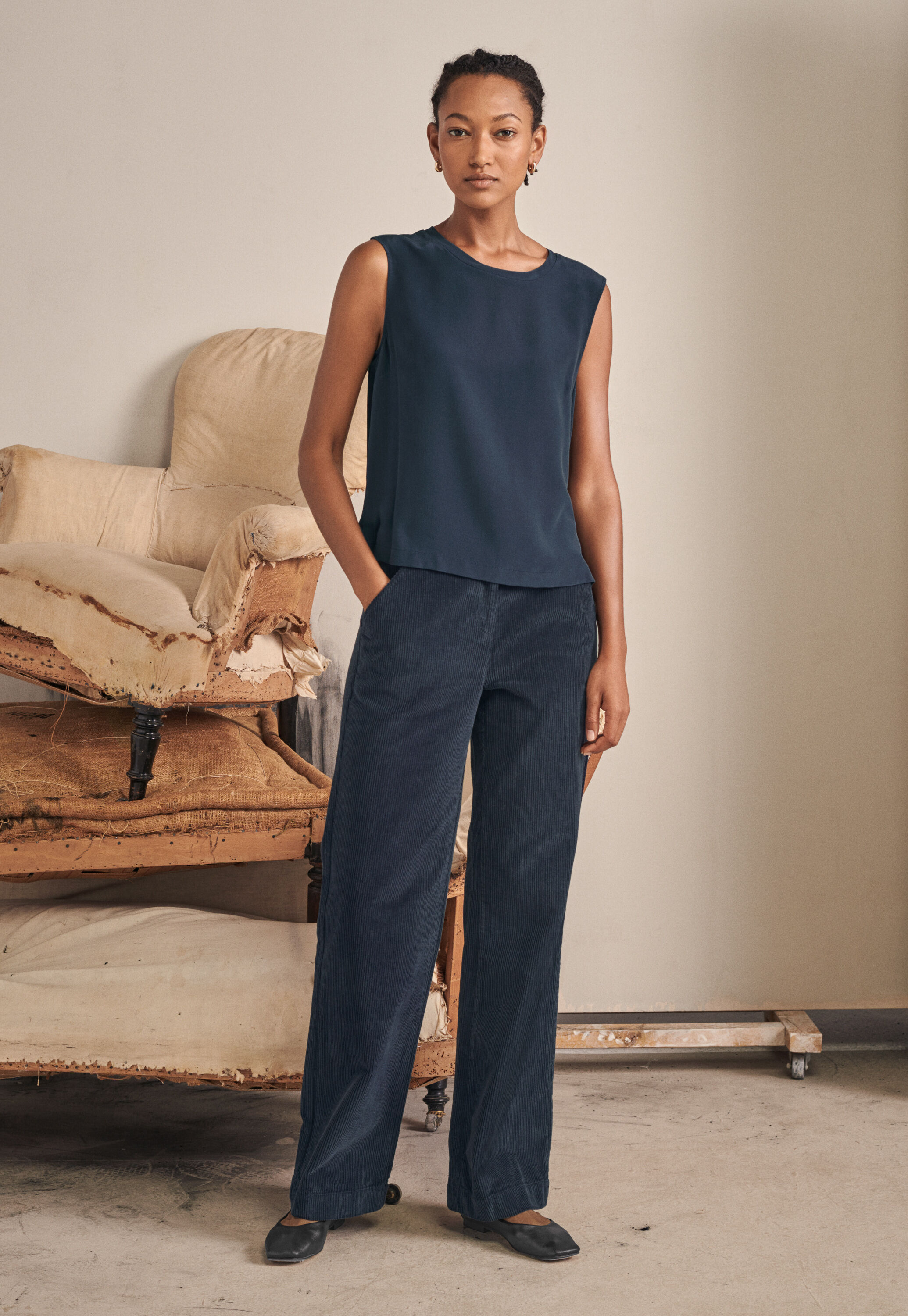 Sleeveless top