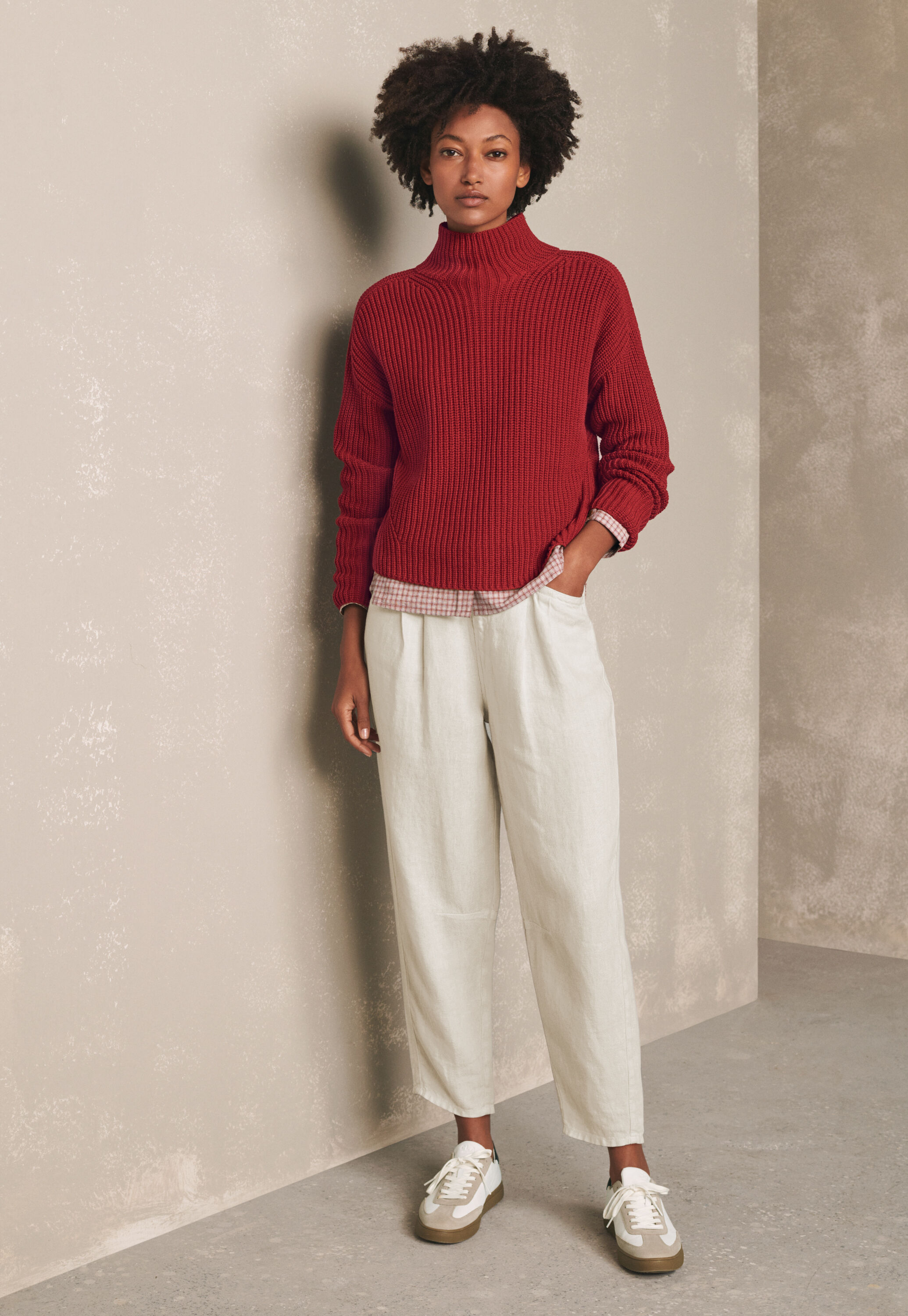 Tapered trousers