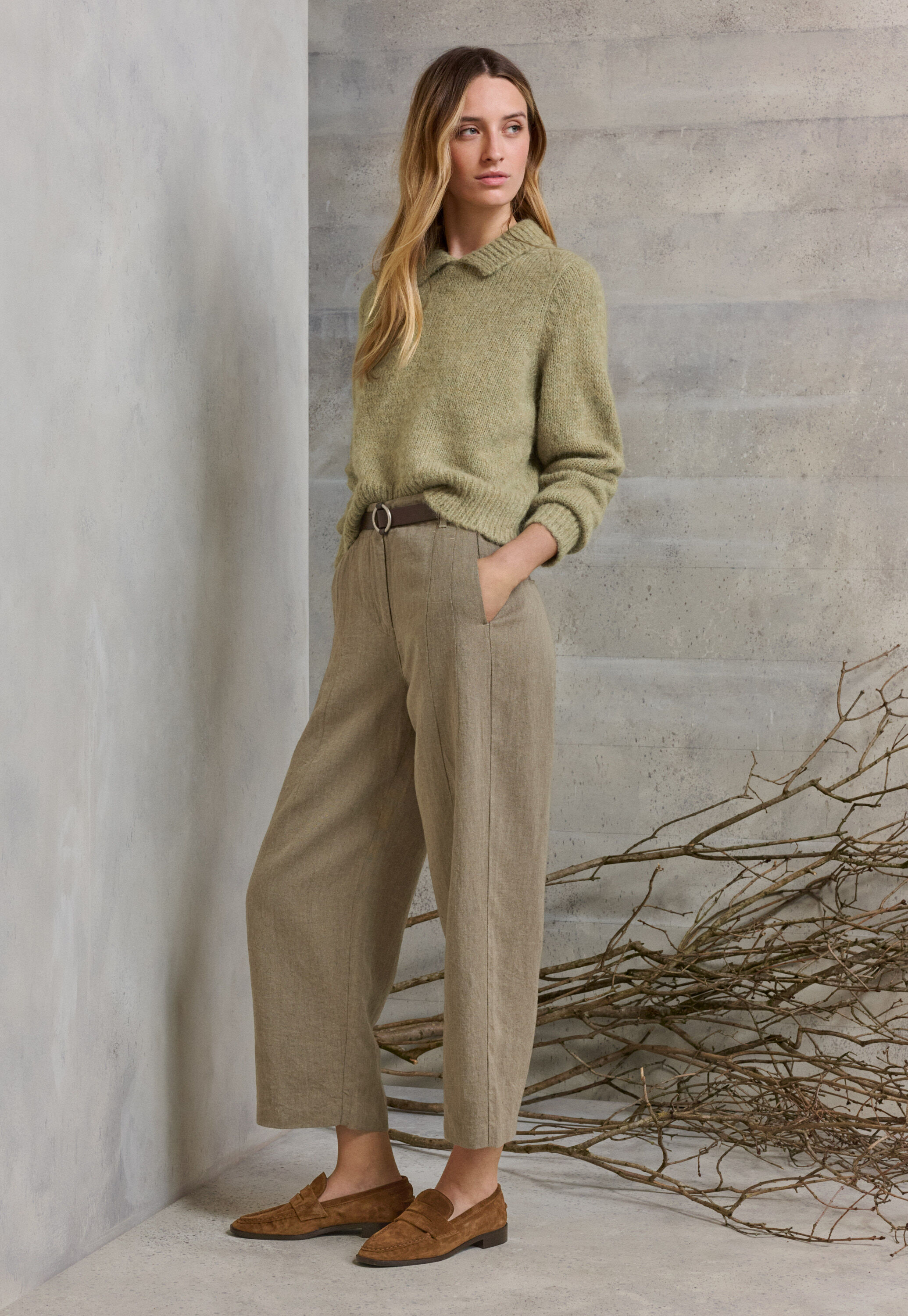 Collared sweater