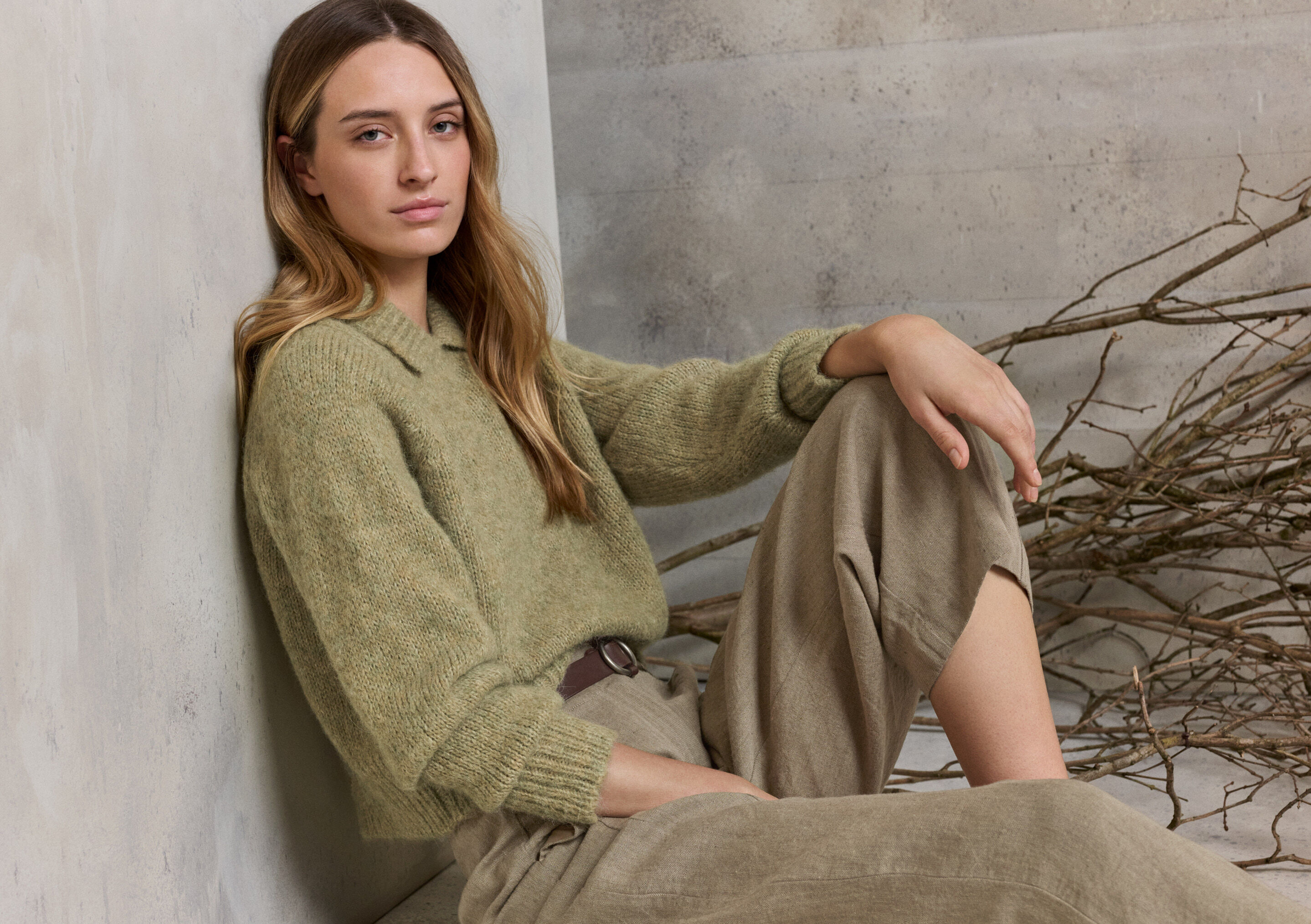 Collared sweater