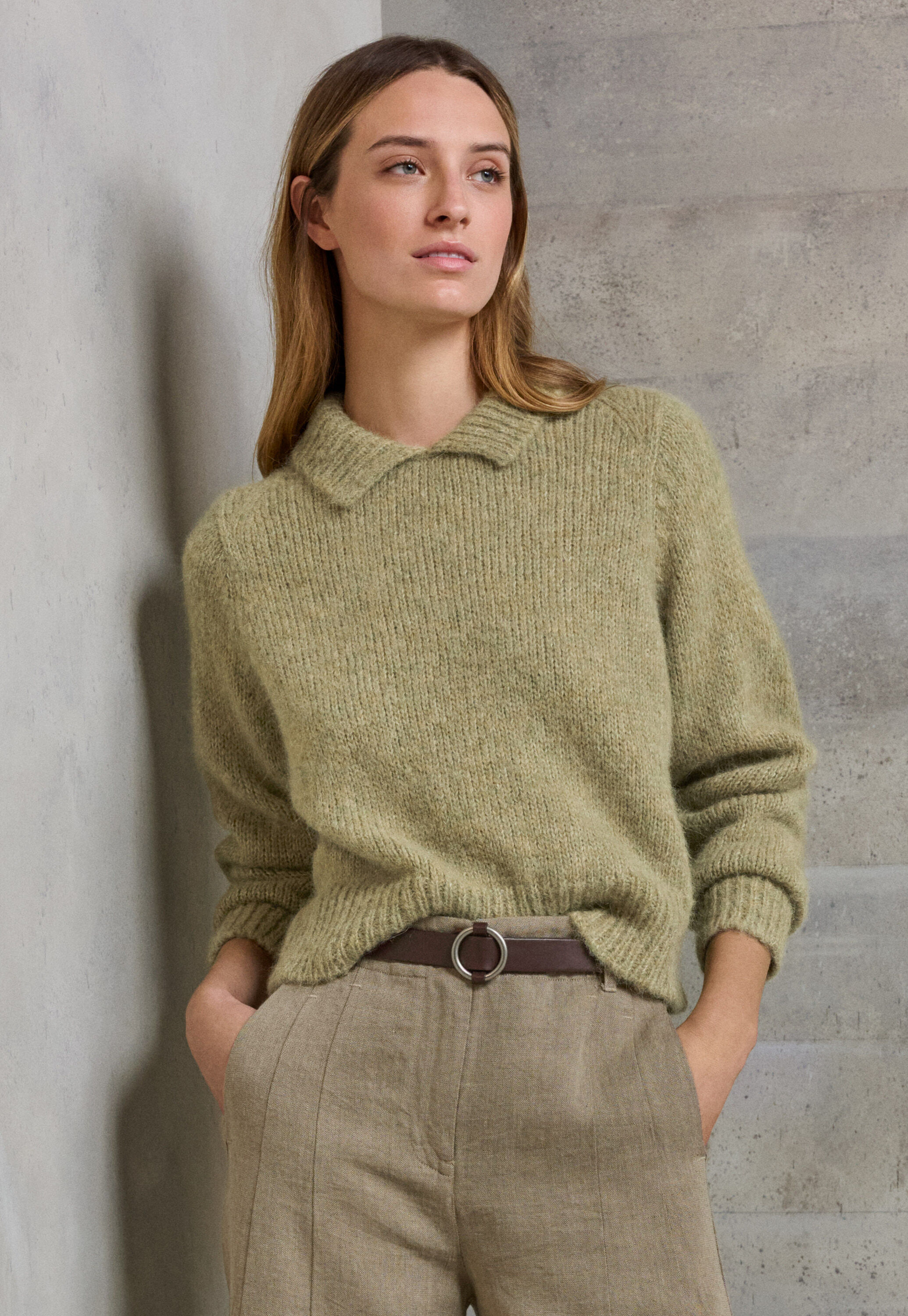 Collared sweater