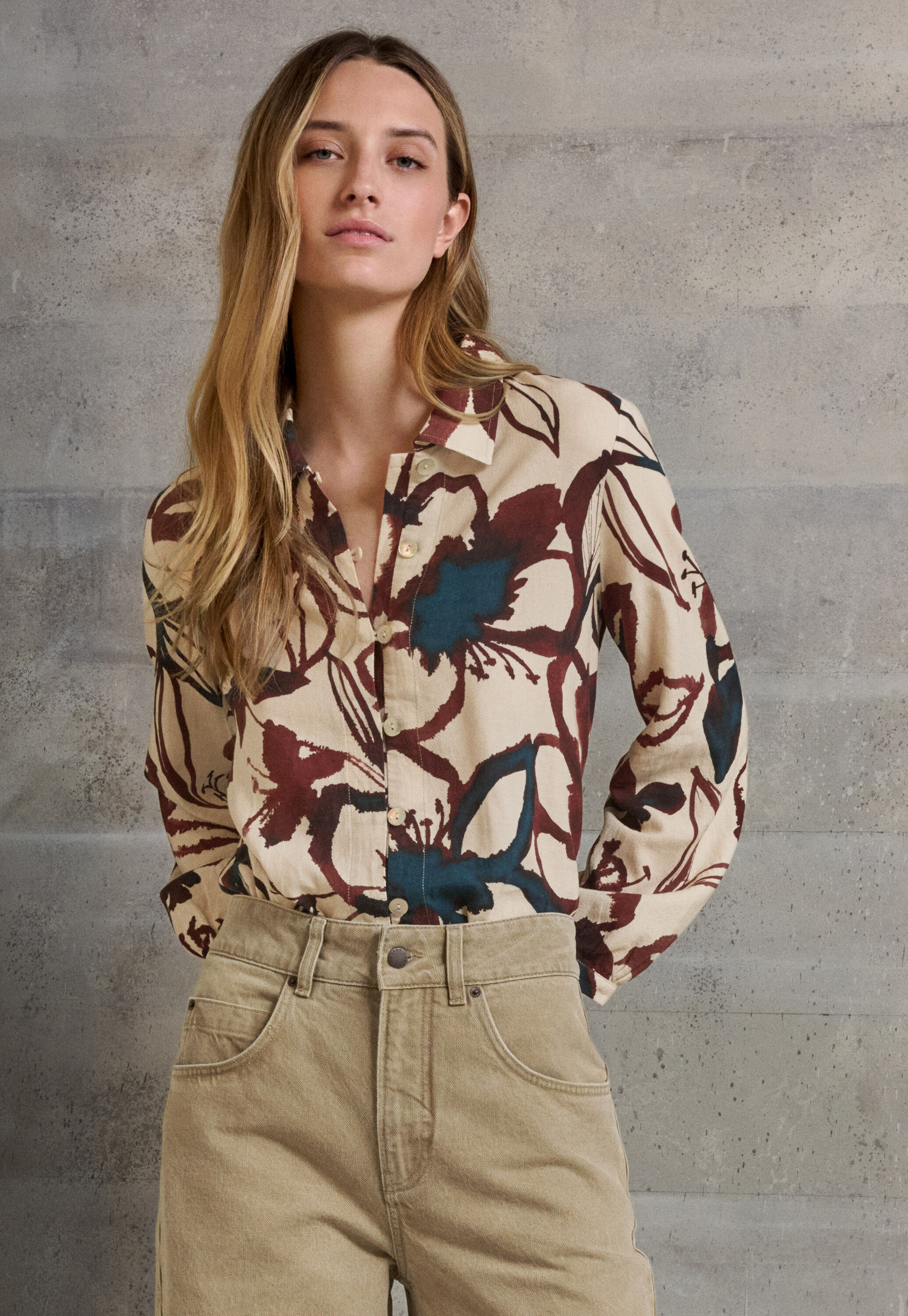 Printed blouse