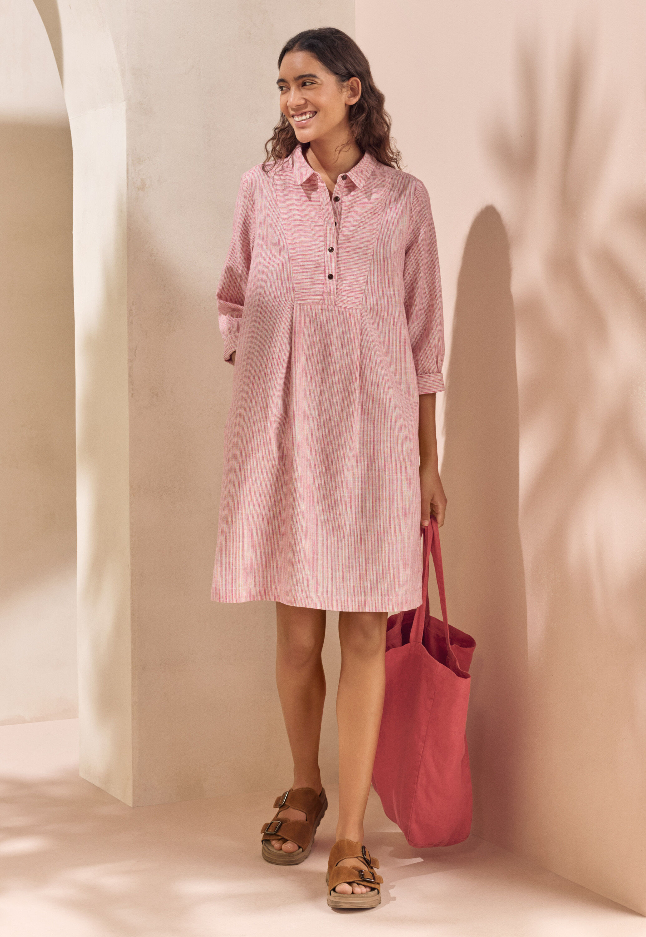 Checked dress