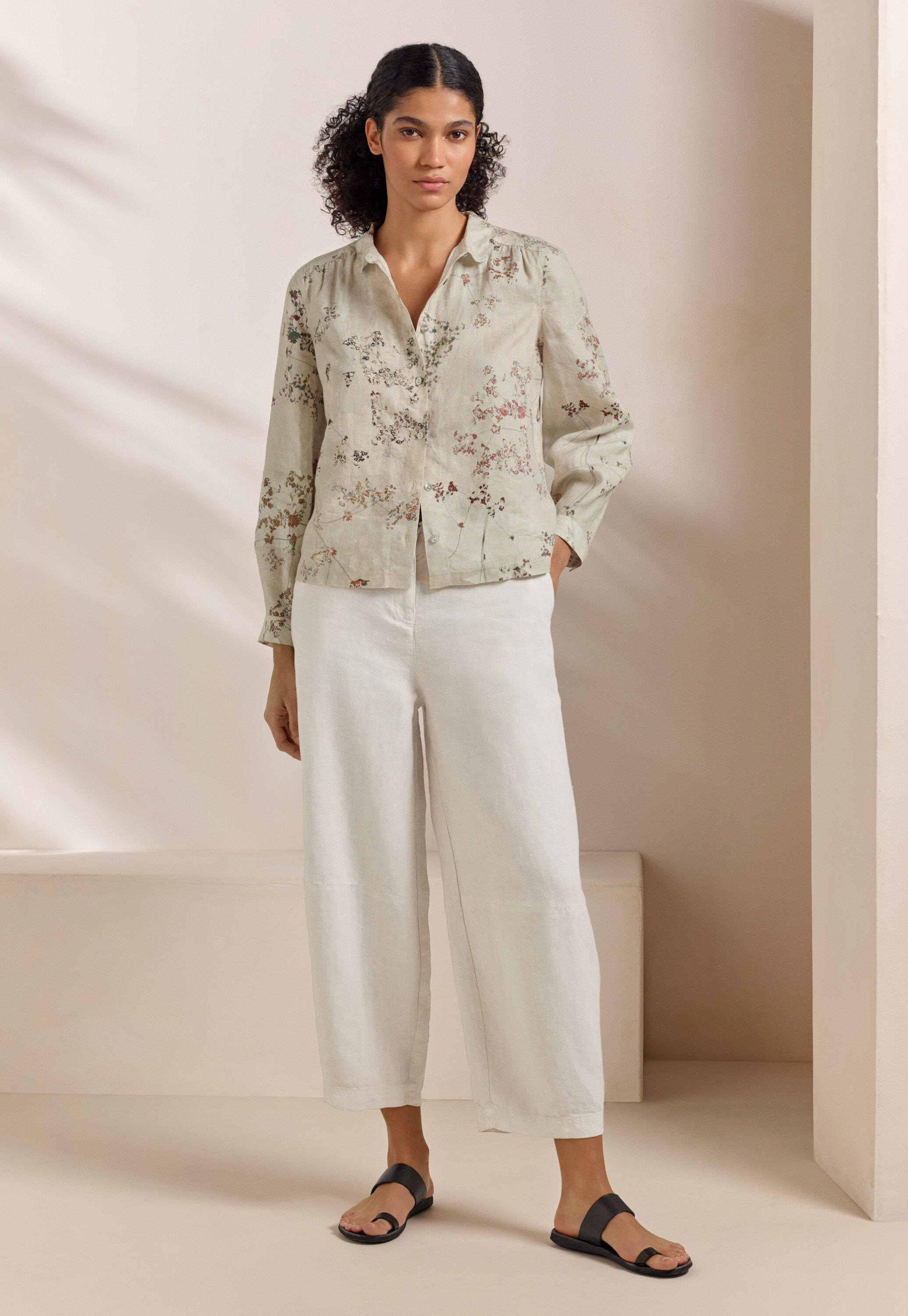 Pleat-front trousers