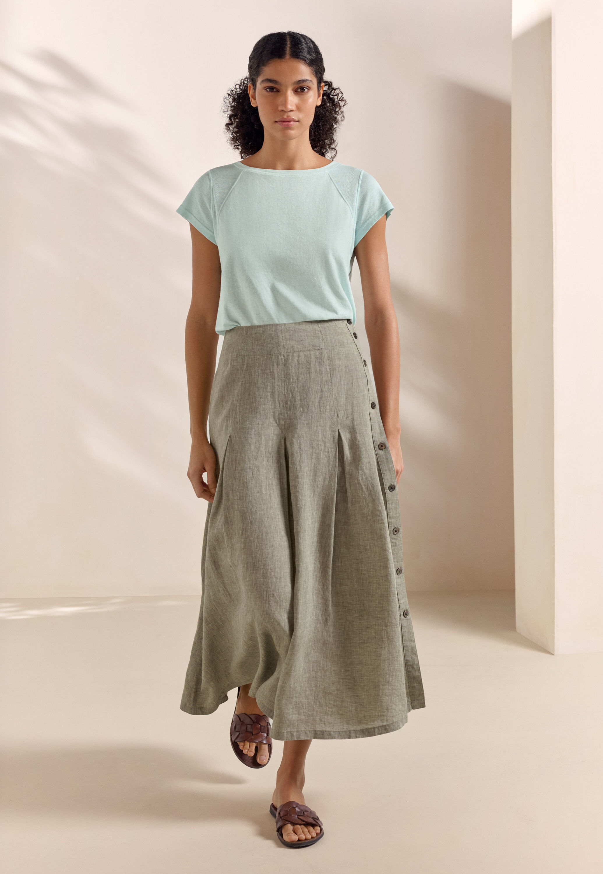 Garment-dyed overshirt
