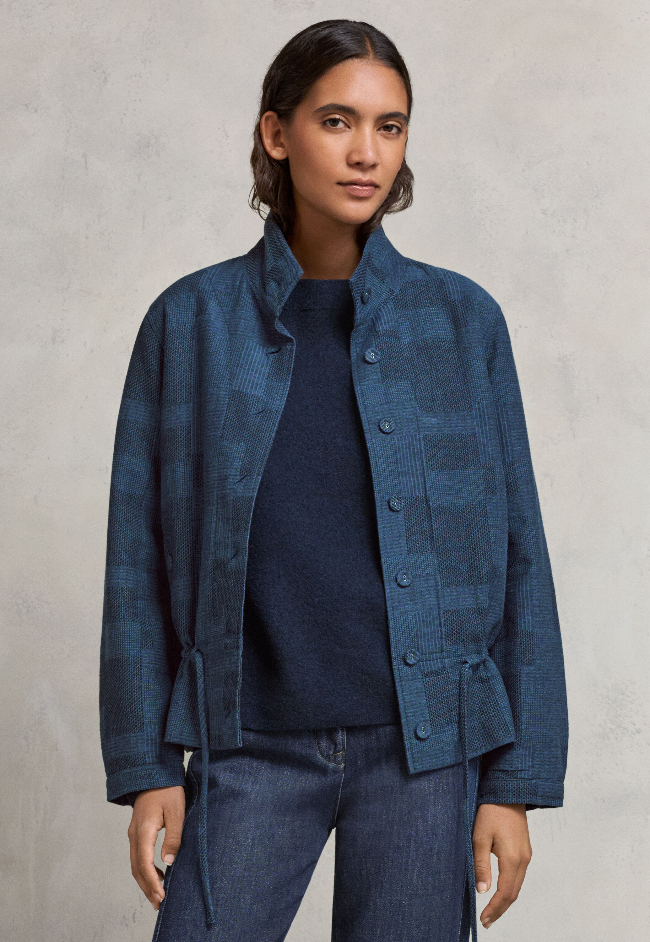 Edge-to-edge cardigan