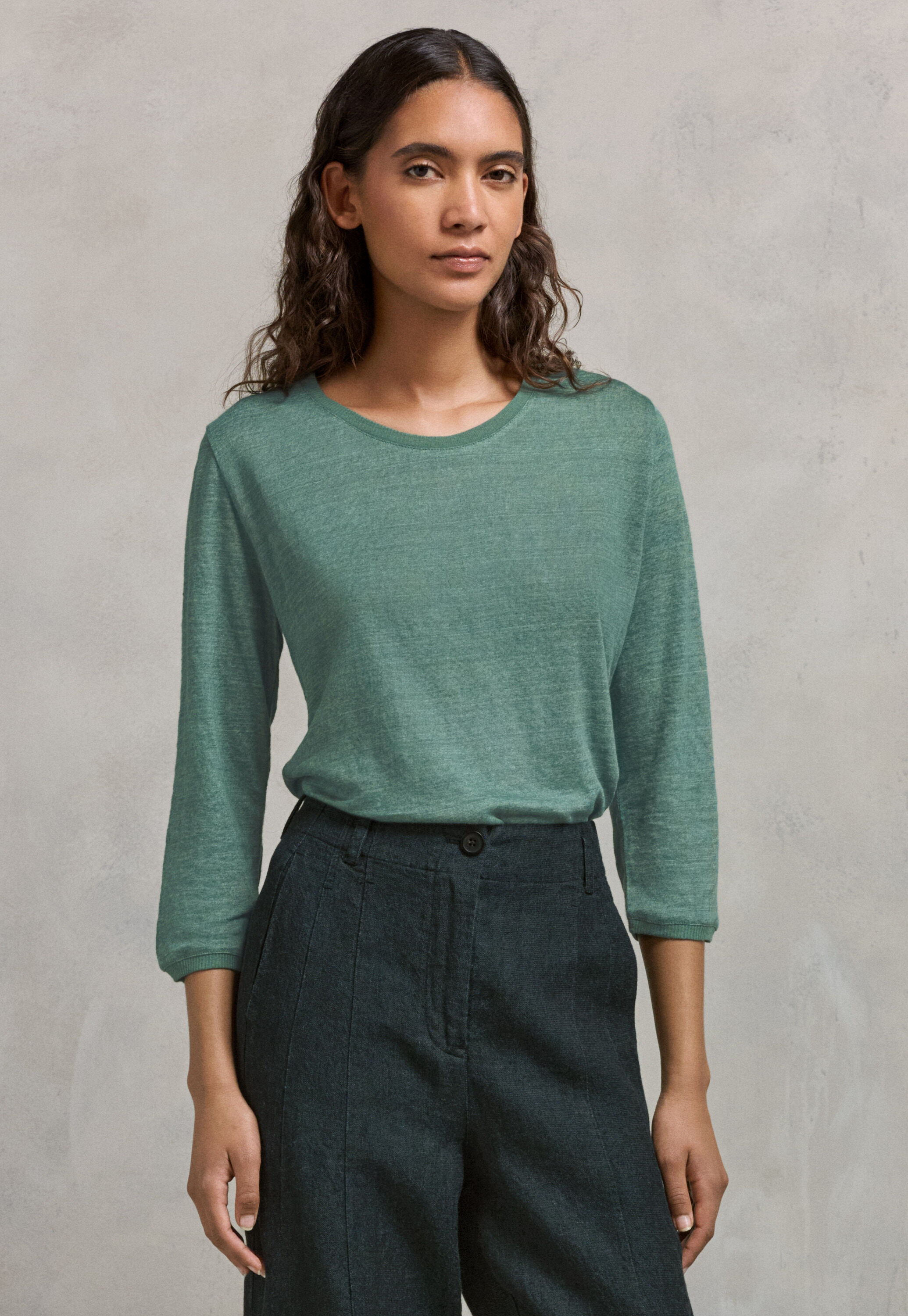 Round-neck top