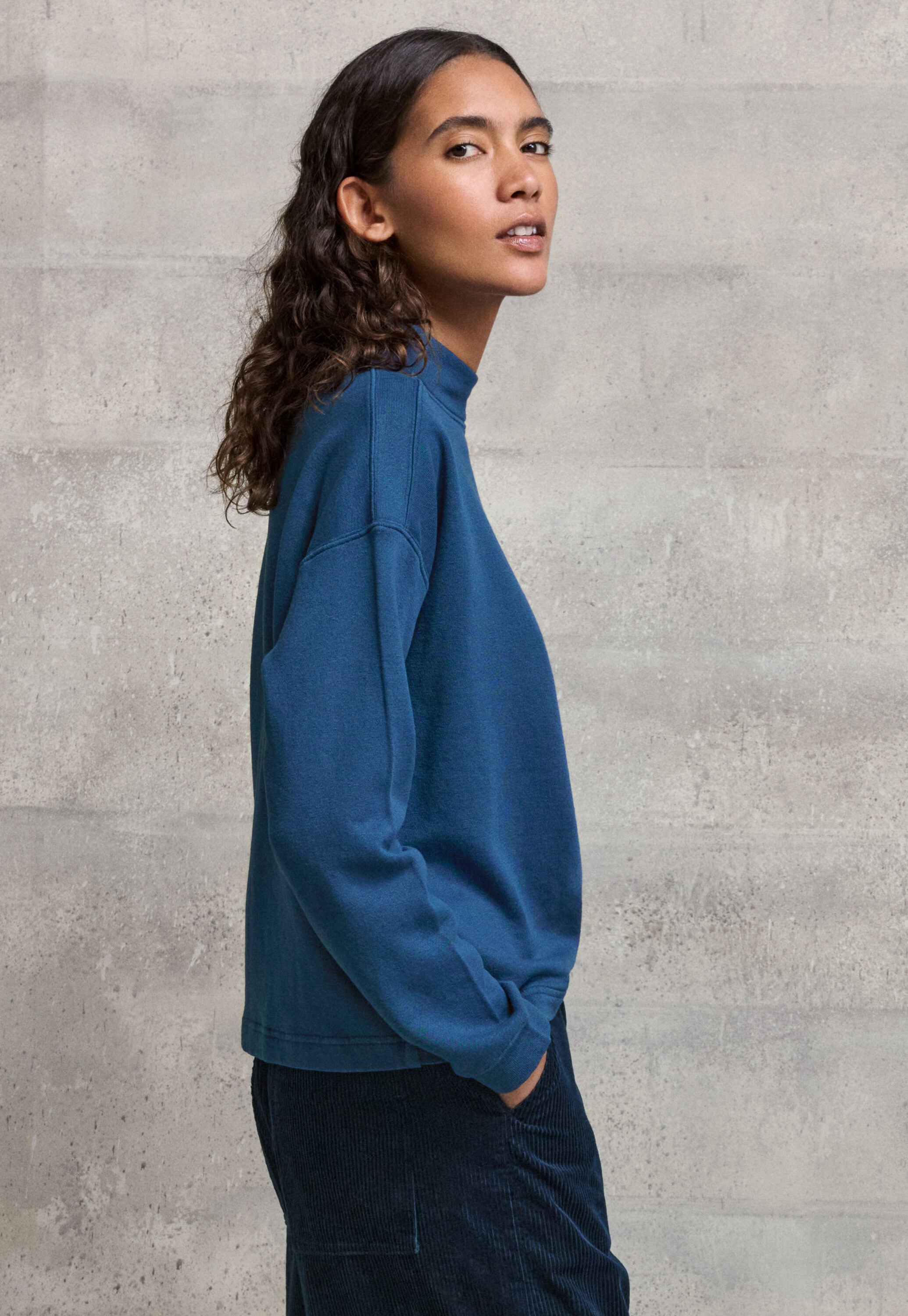 Button-shoulder top