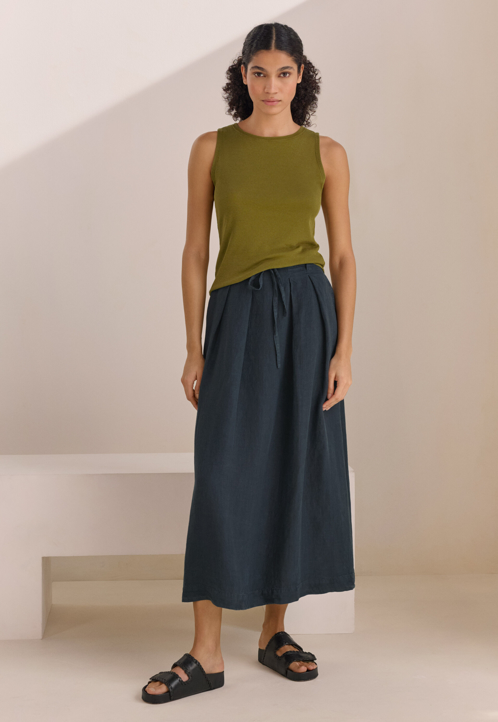 Garment-dyed overshirt