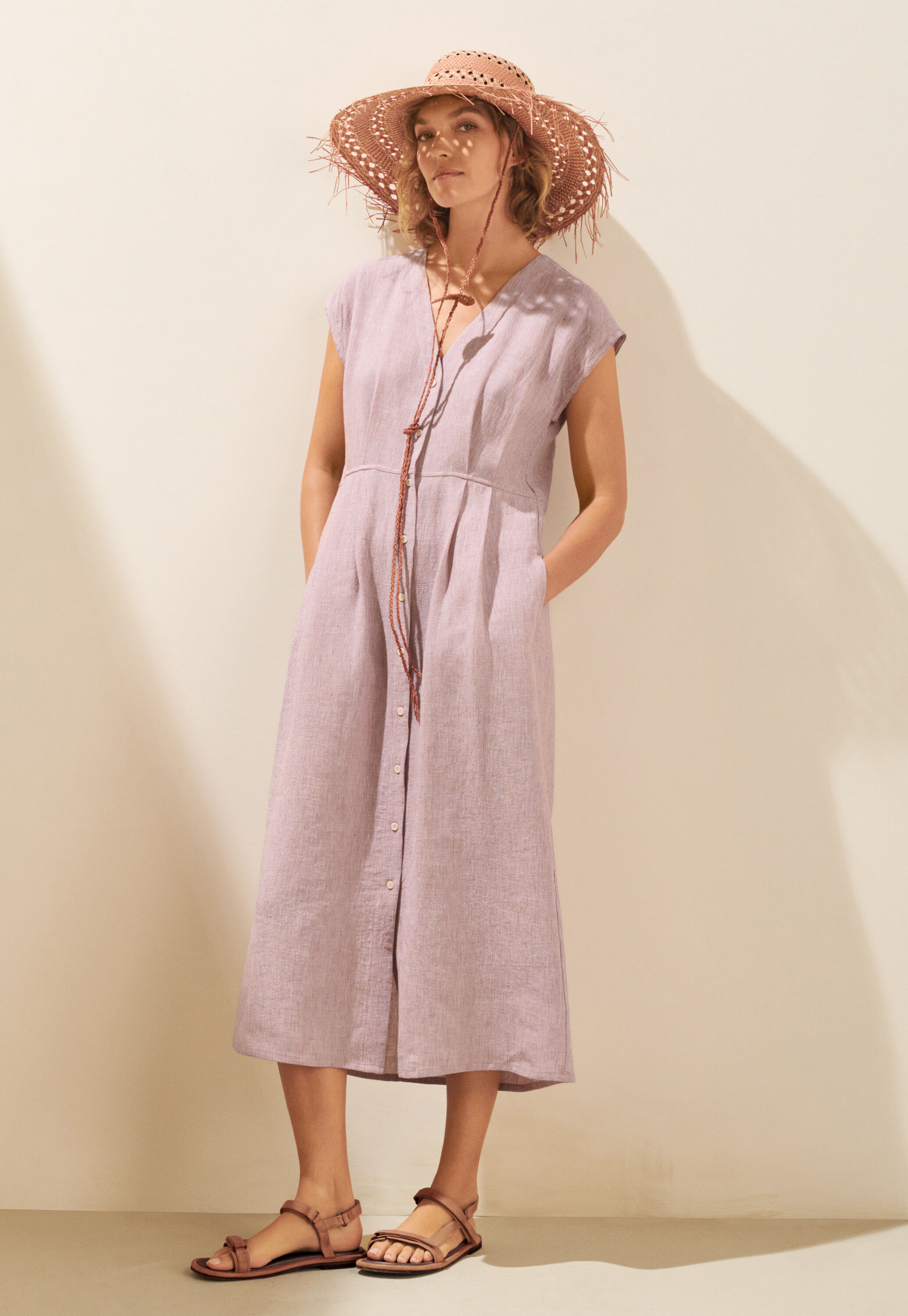 Checked dress