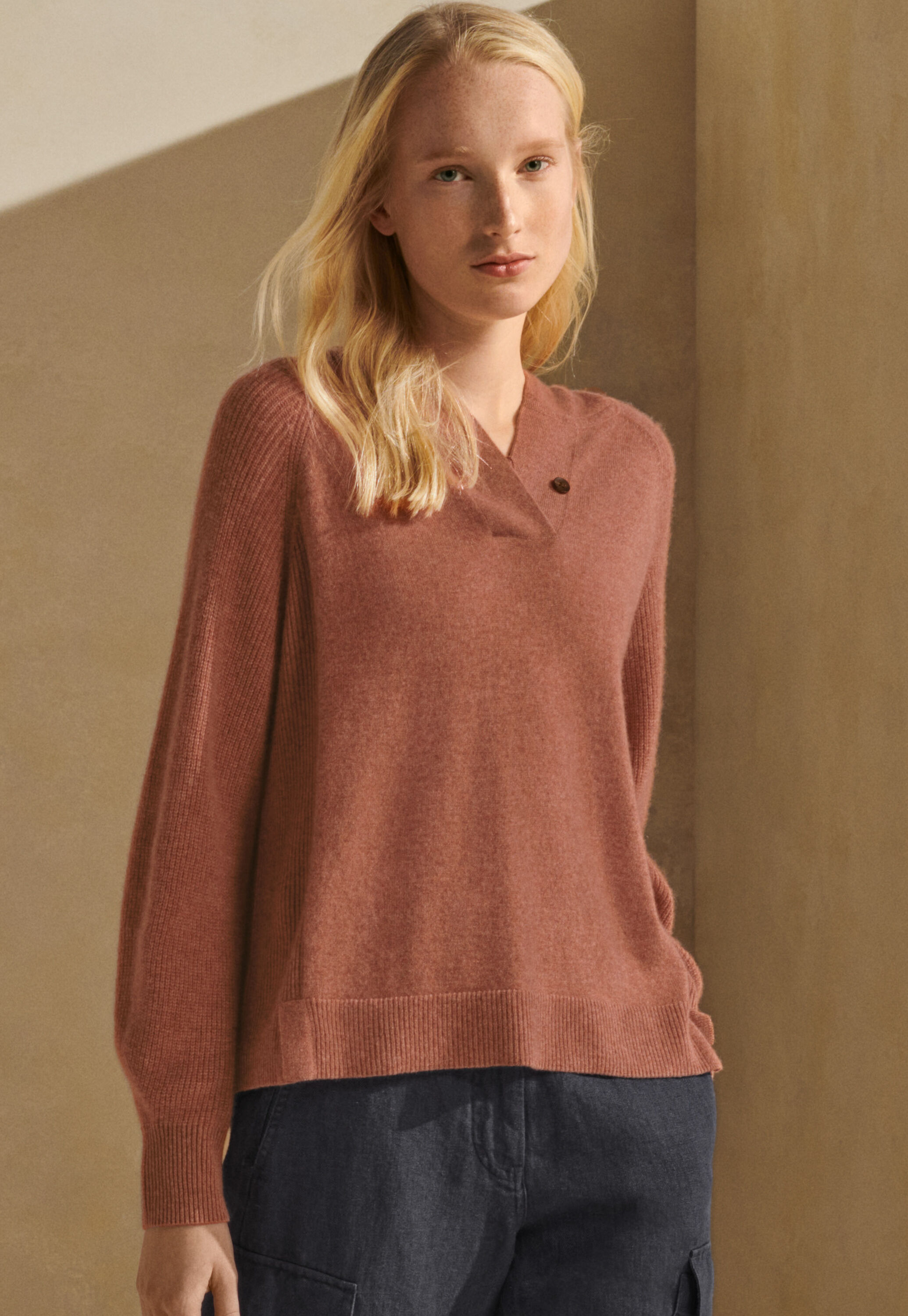 Cable sweater