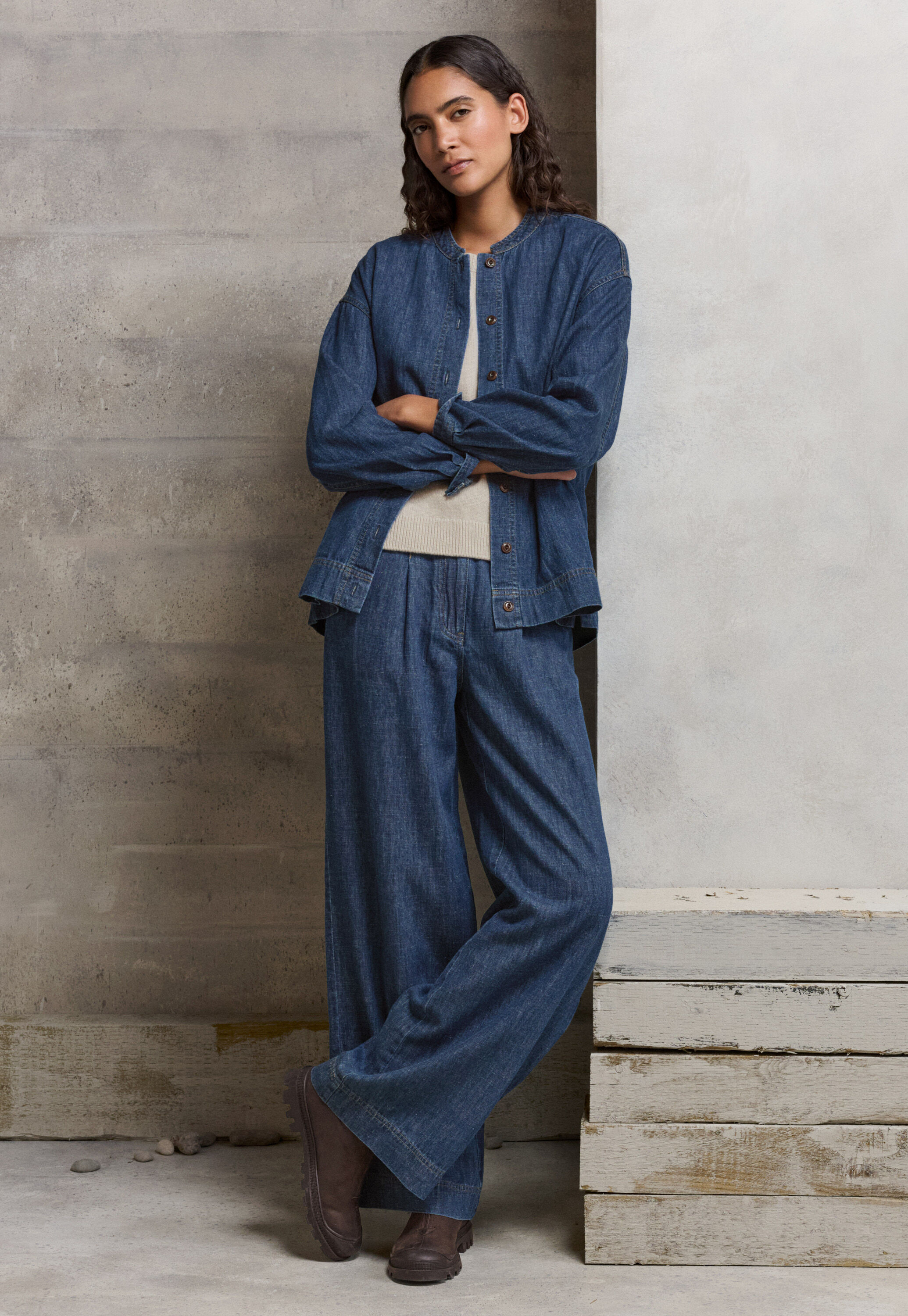 Indigo overshirt