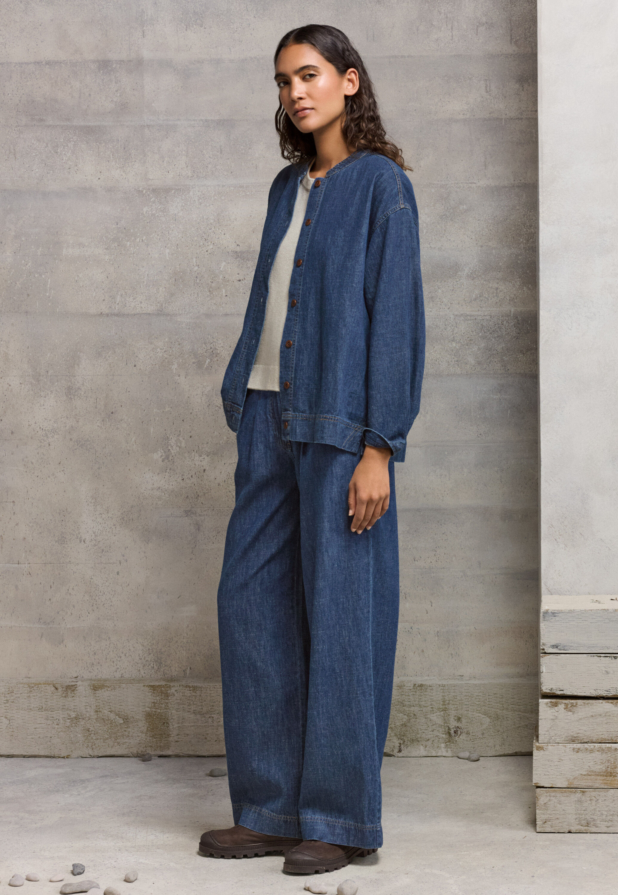 Button-through dress