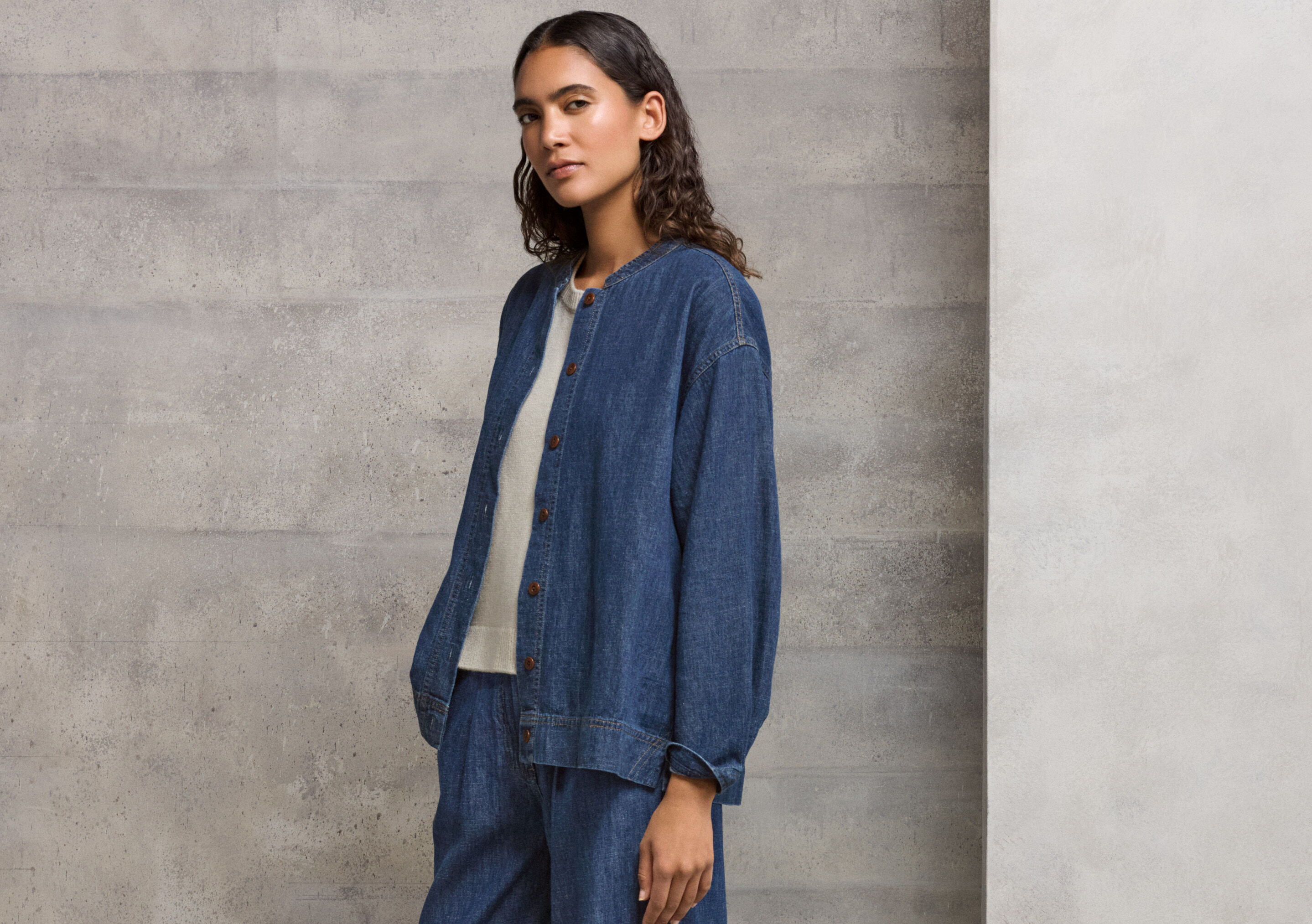 Indigo overshirt