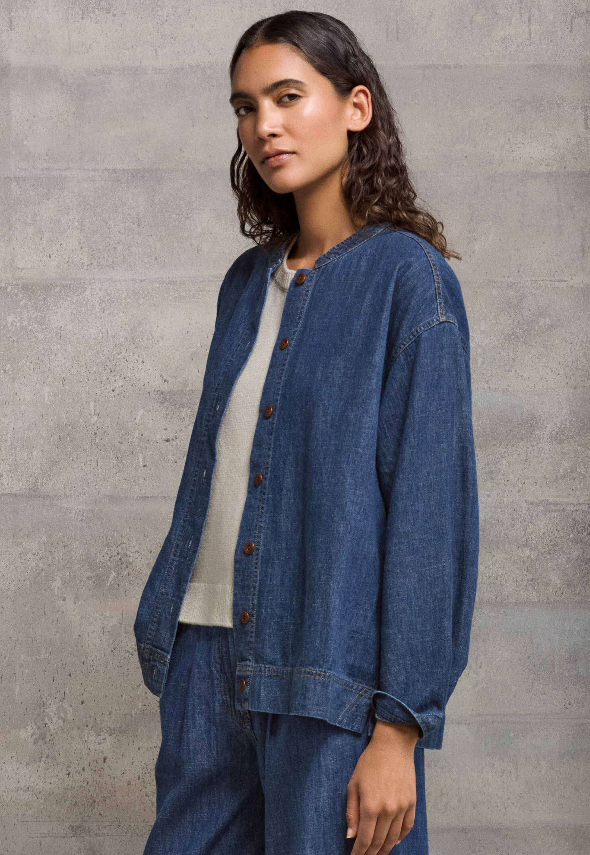 Button-through dress