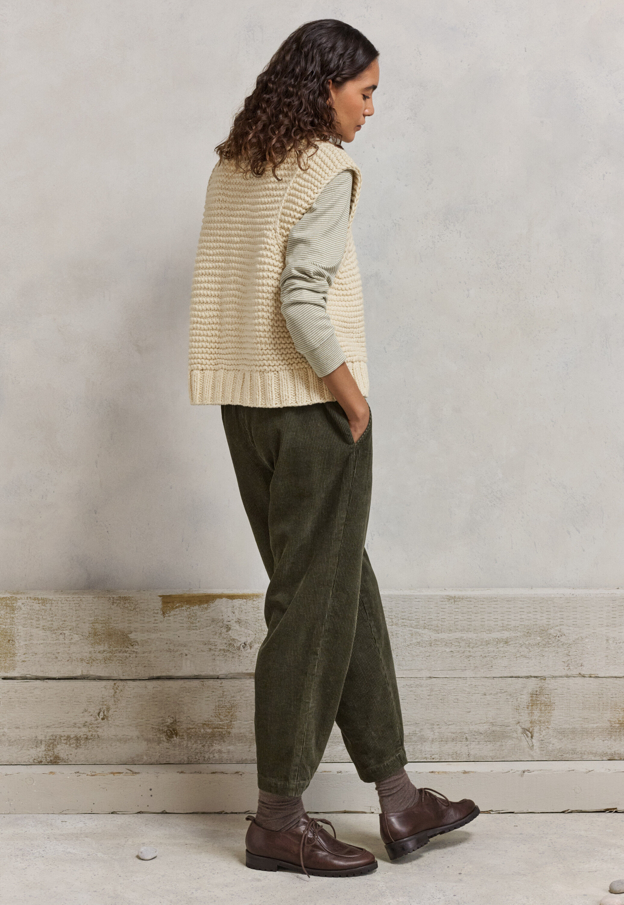 Tapered trousers