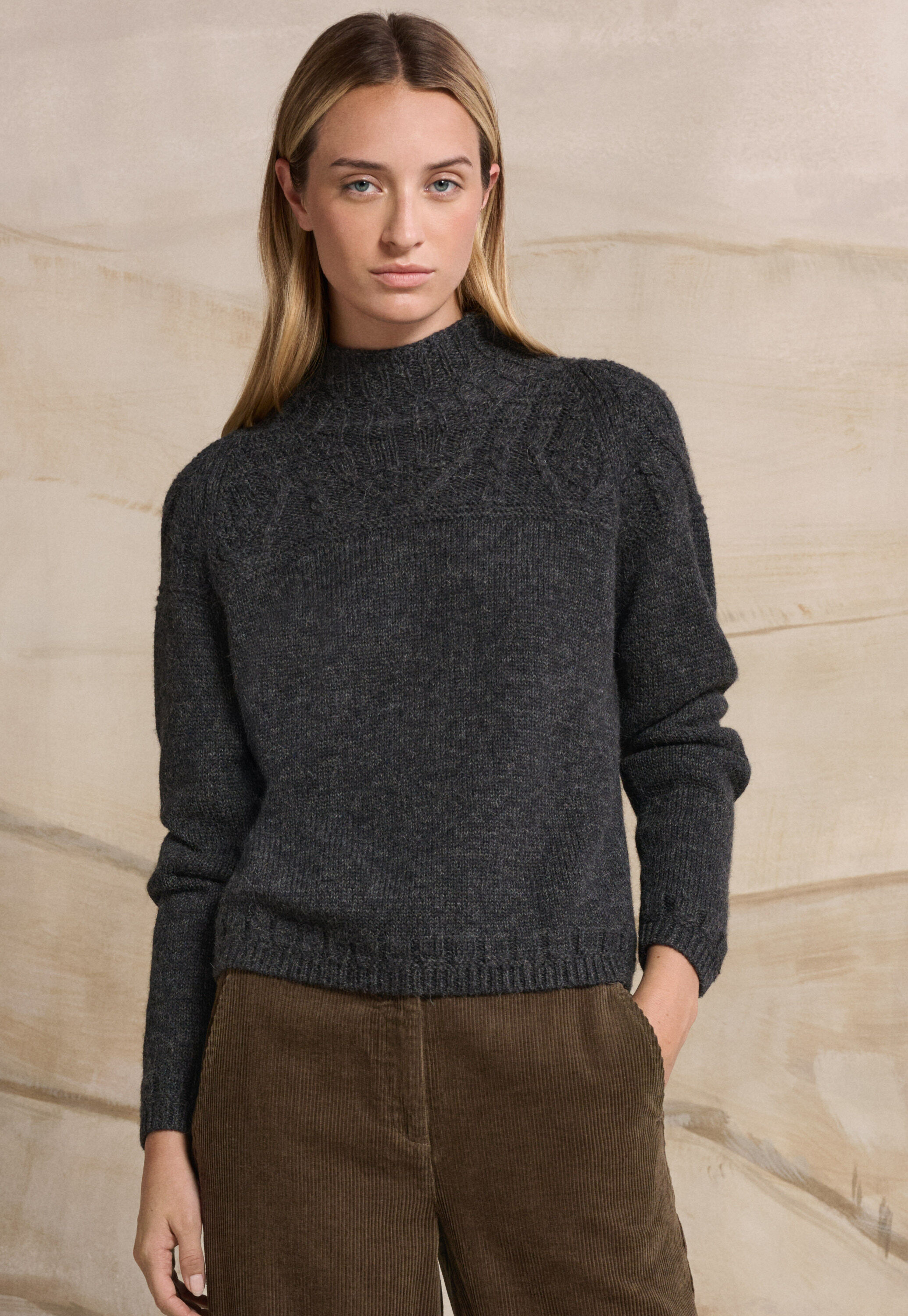 Round-neck sweater