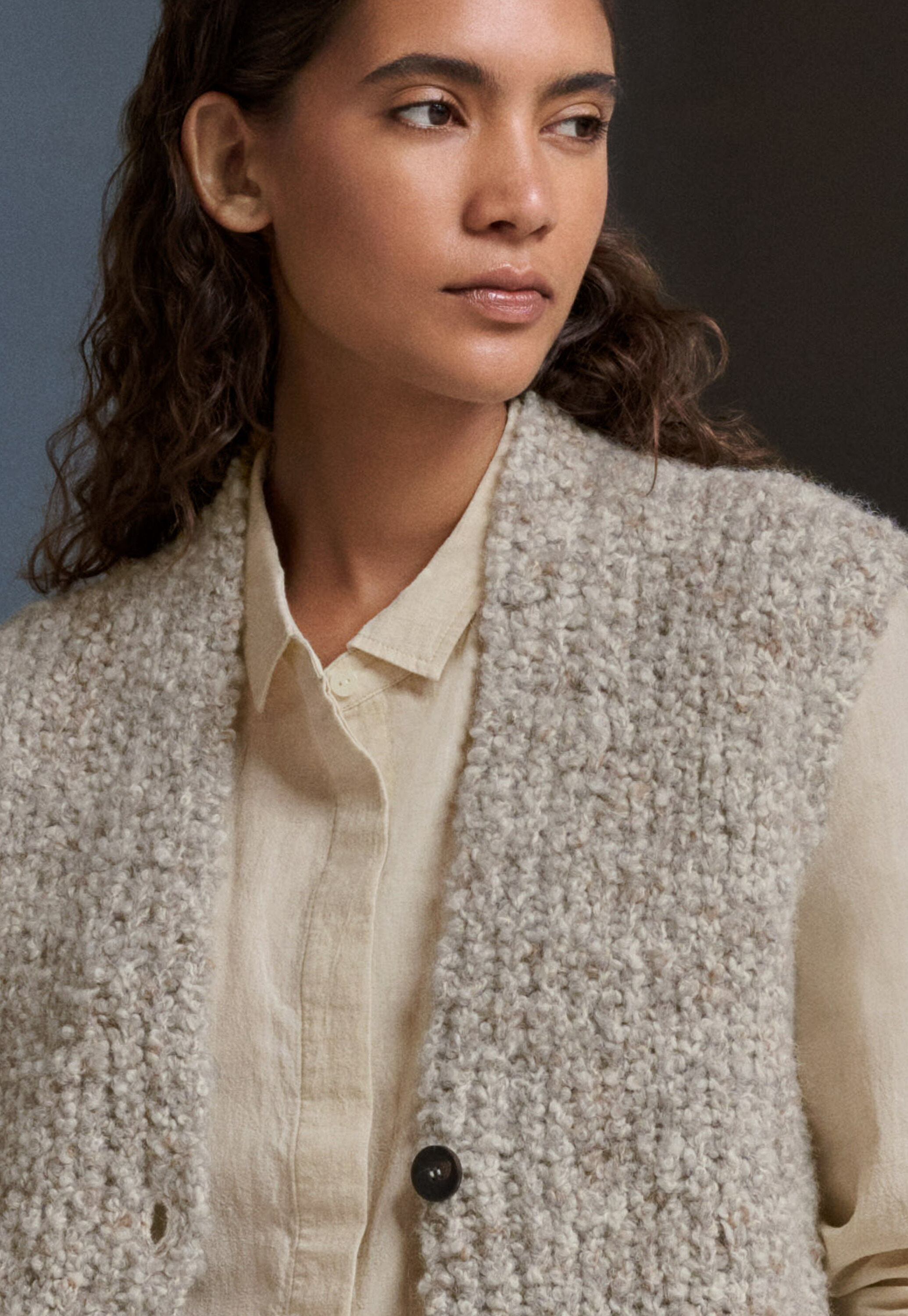 Knitted gilet