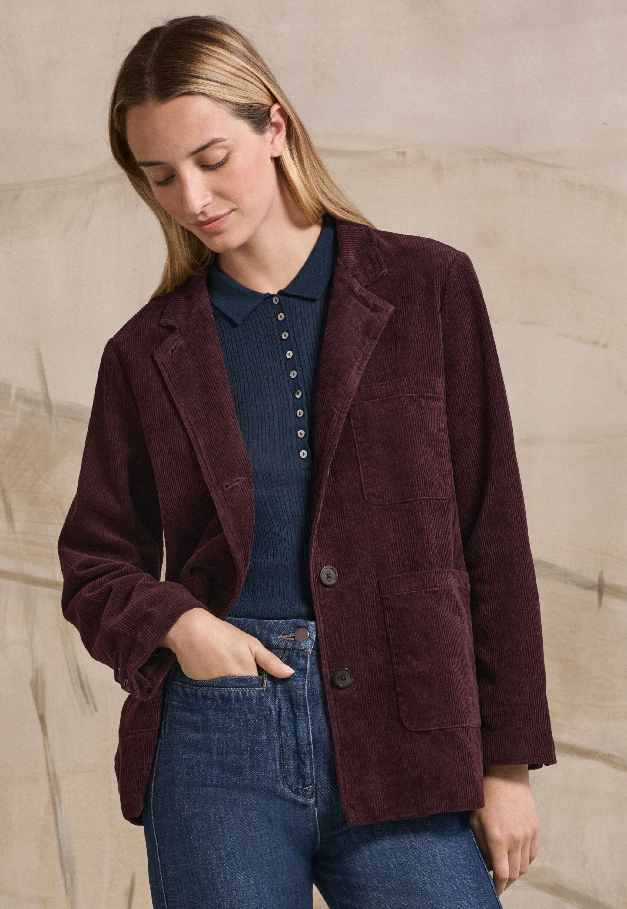 Edge-to-edge cardigan
