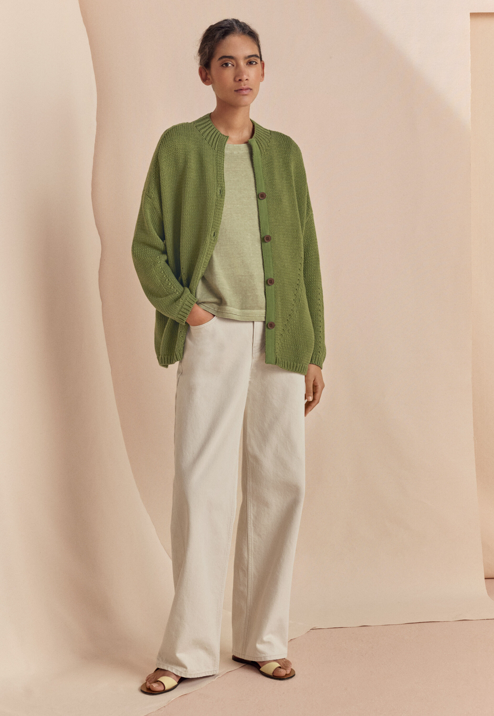 Pleat-front trousers