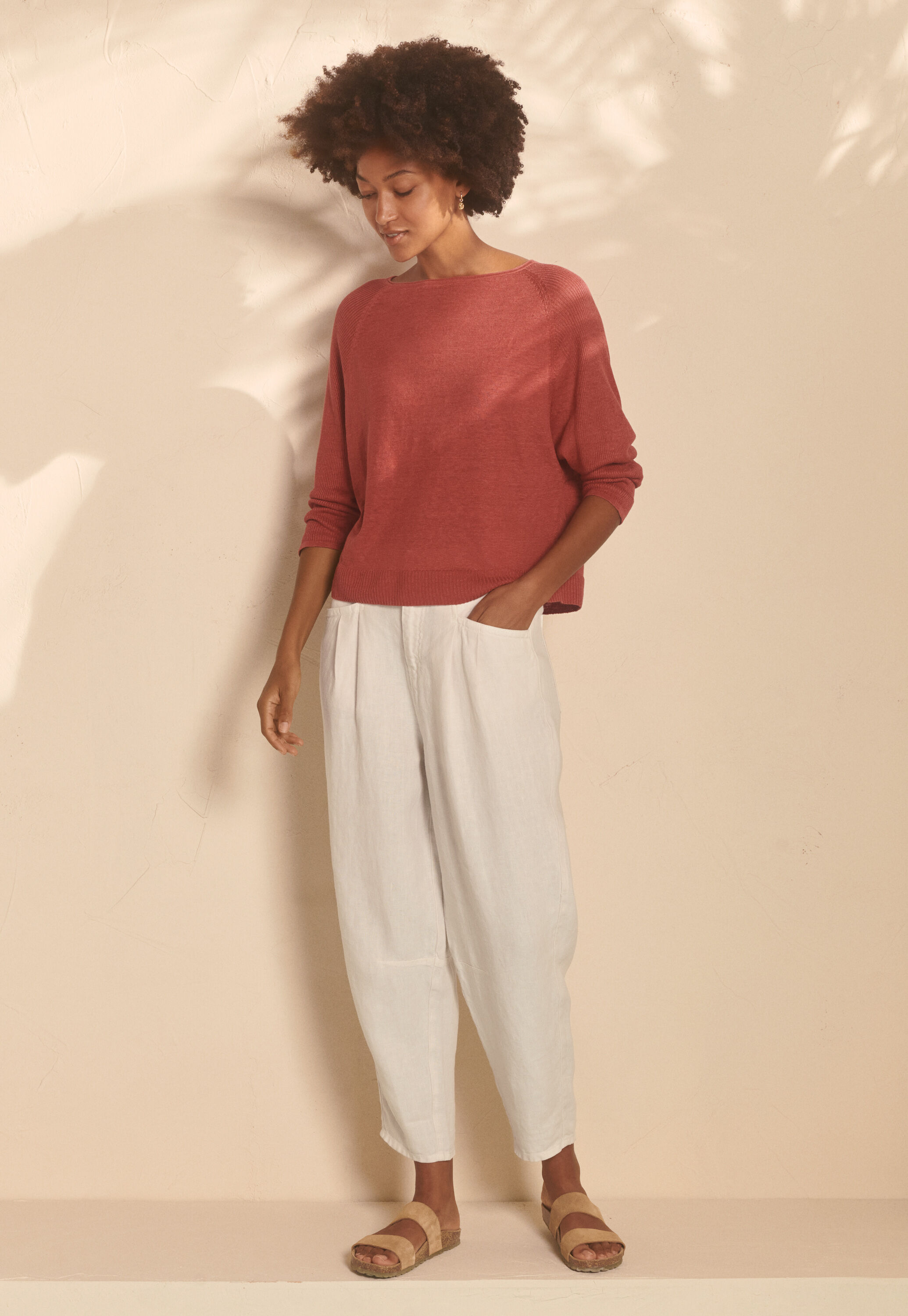 Tapered trousers