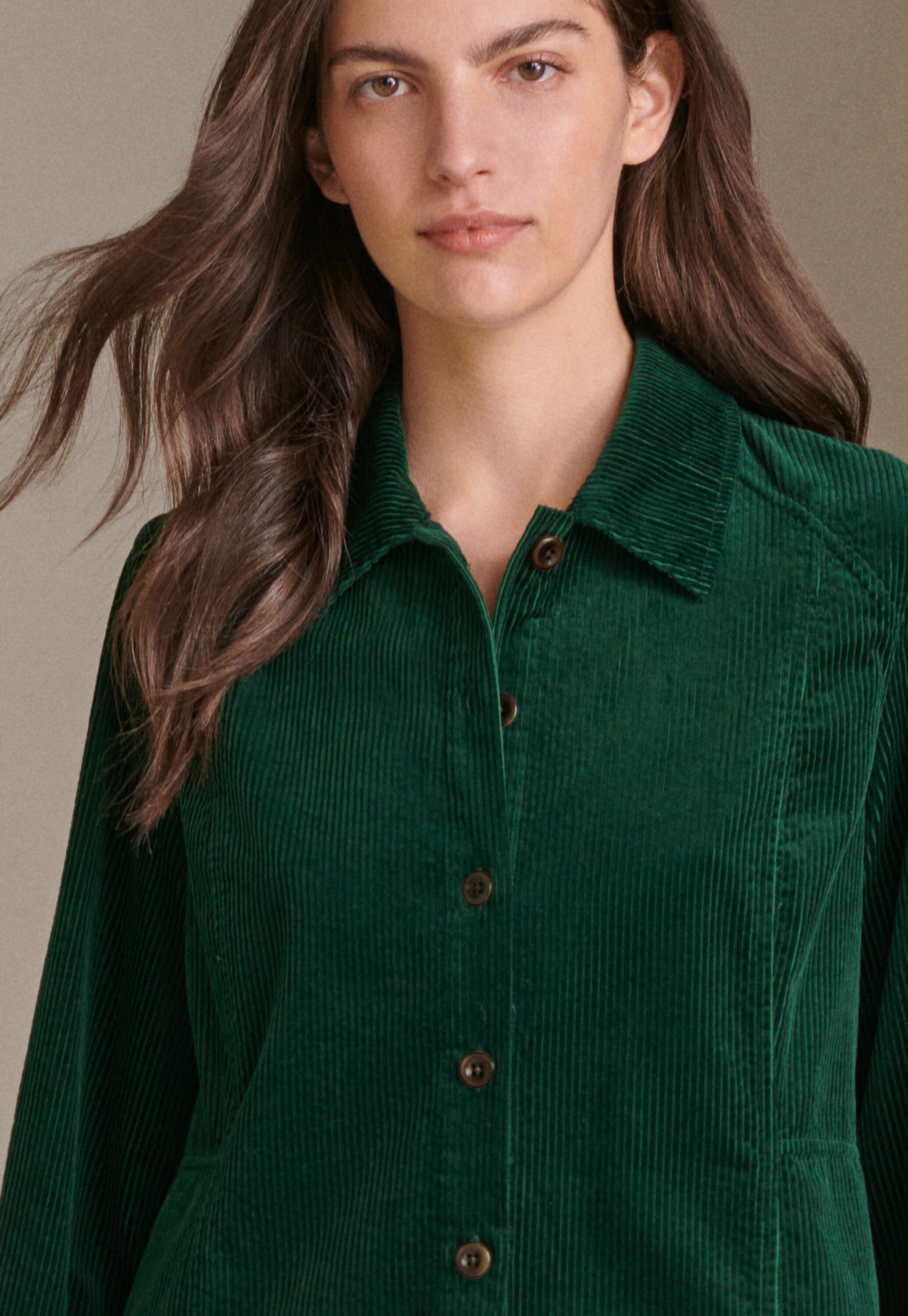 Button-through dress