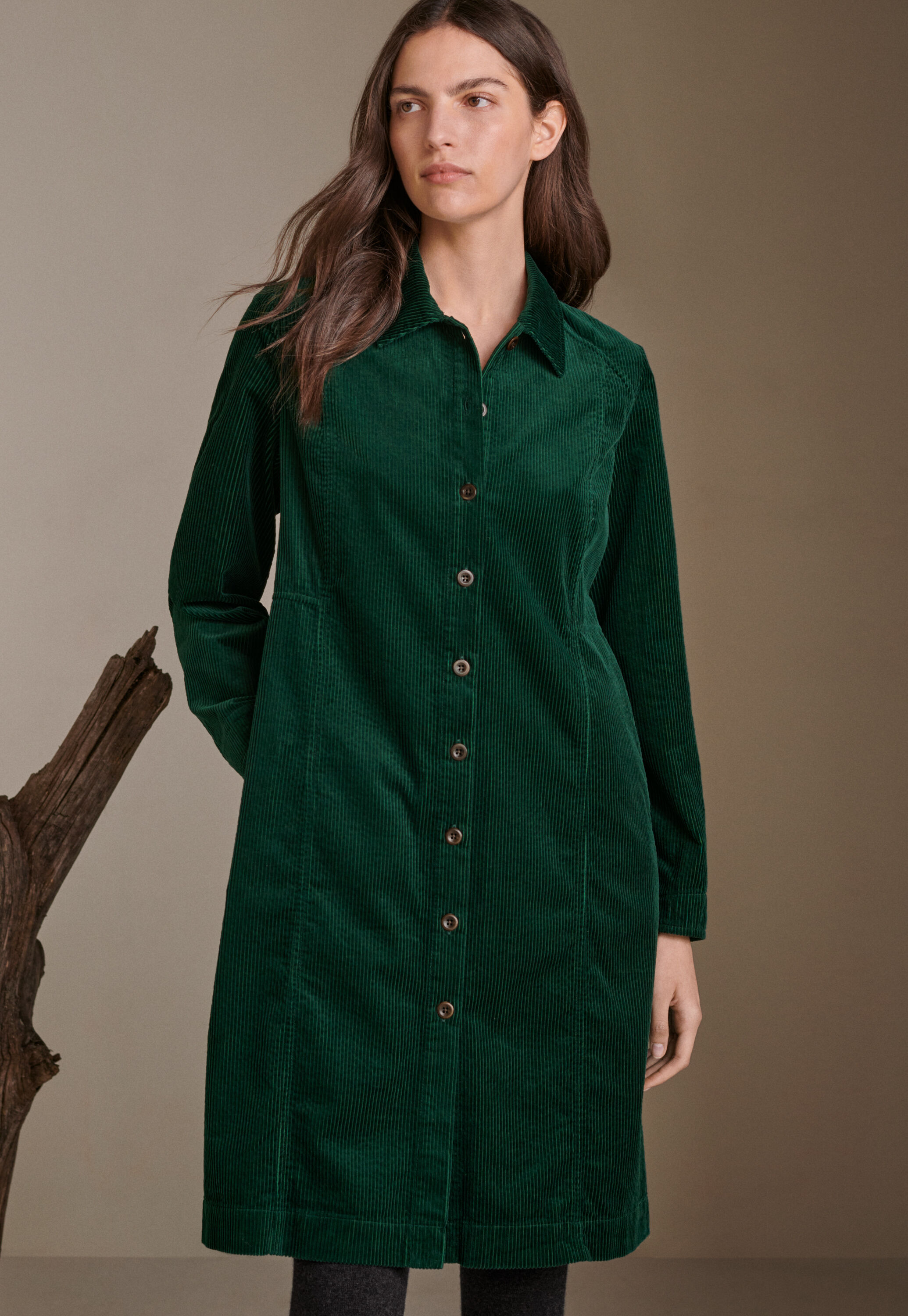 Button-through dress