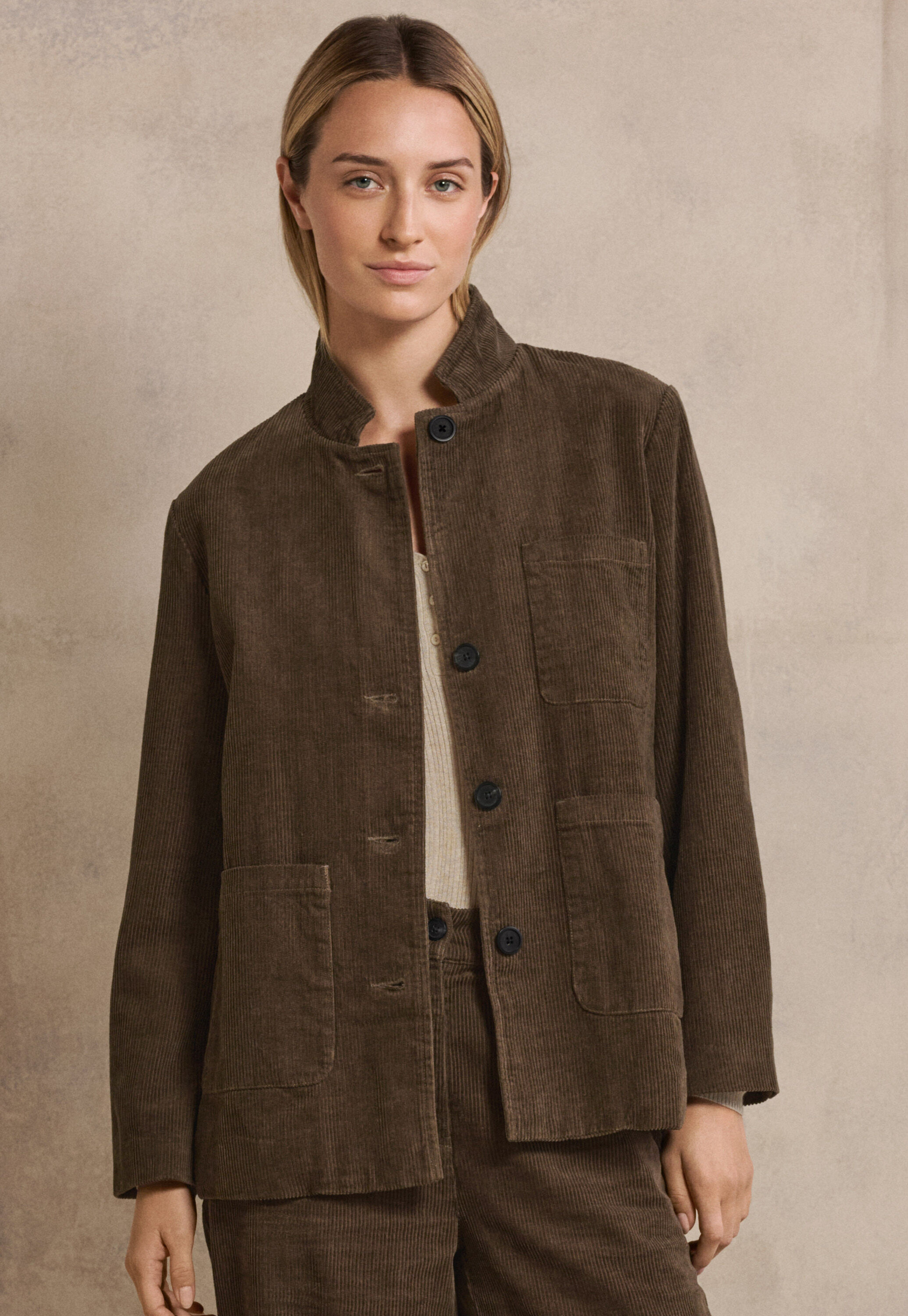 Edge-to-edge cardigan