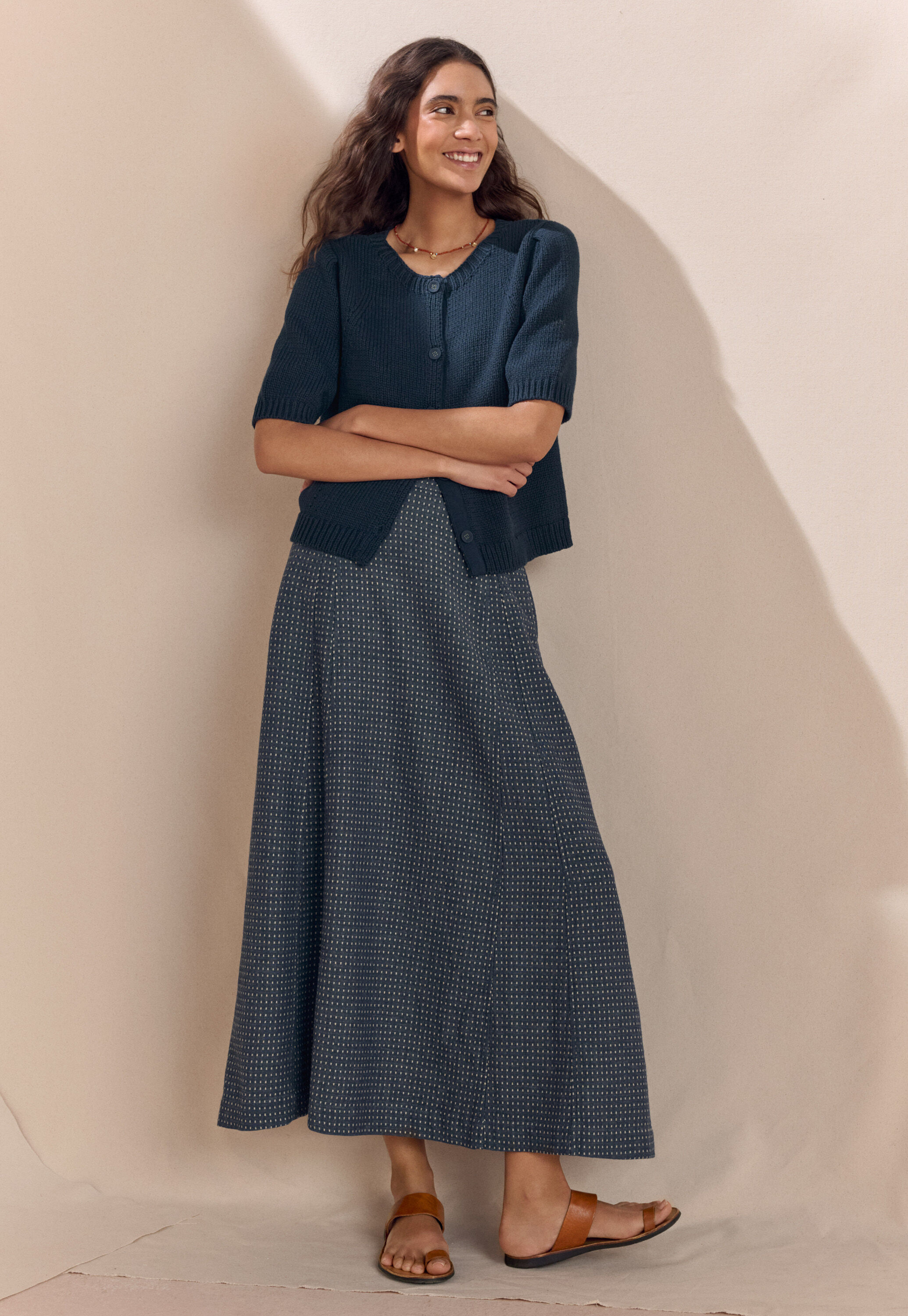 Button-through dress