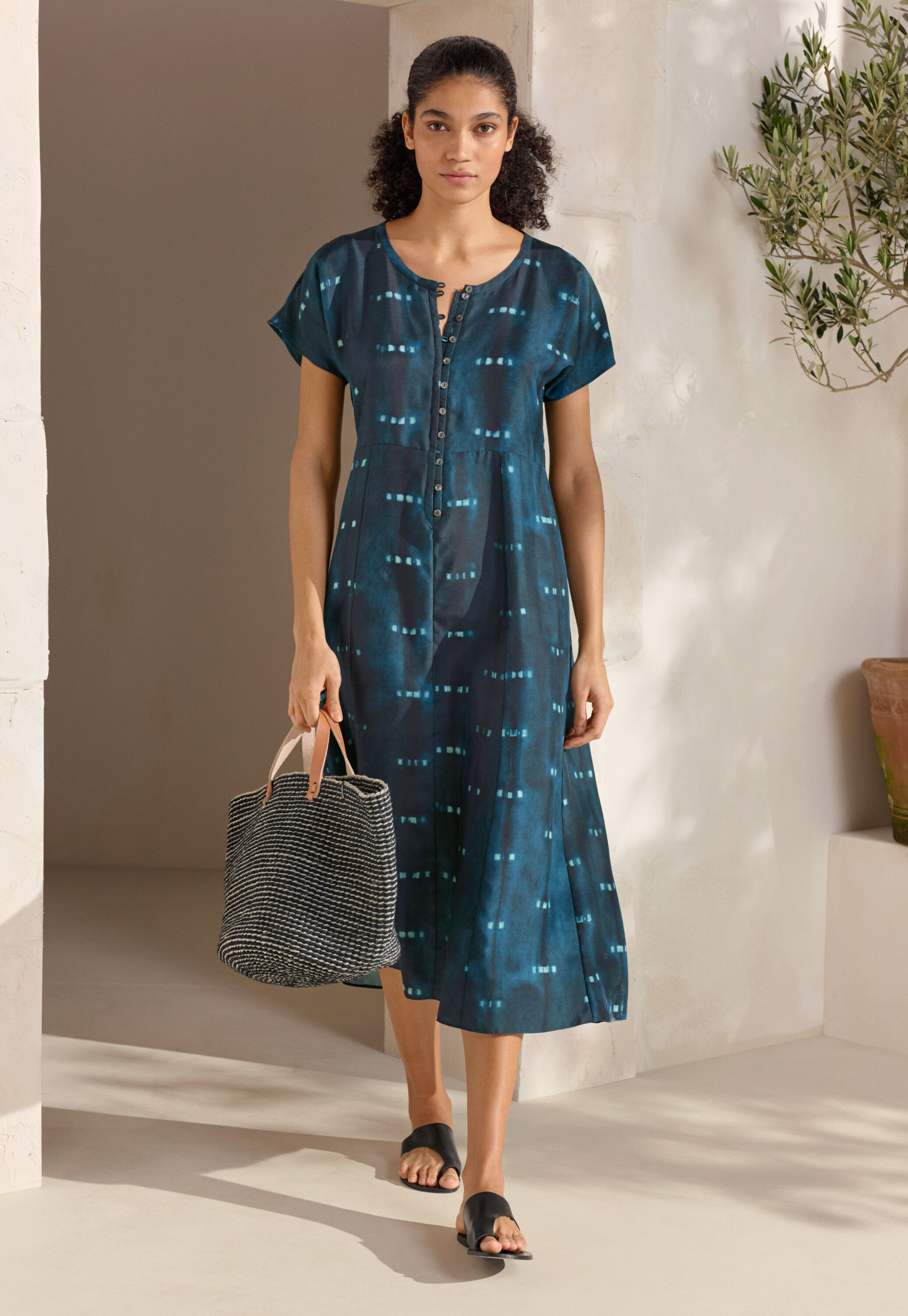 Checked dress