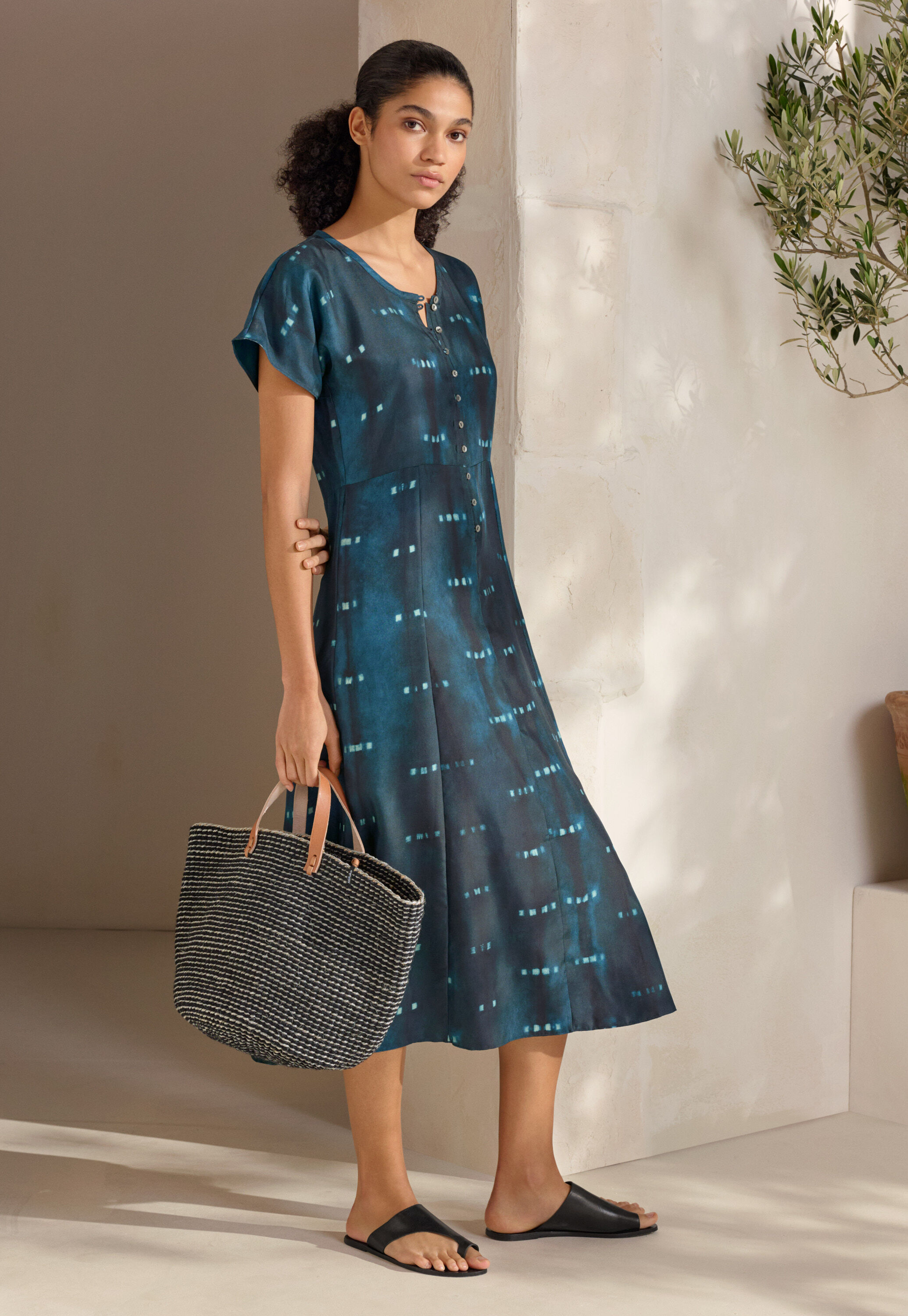 Checked dress
