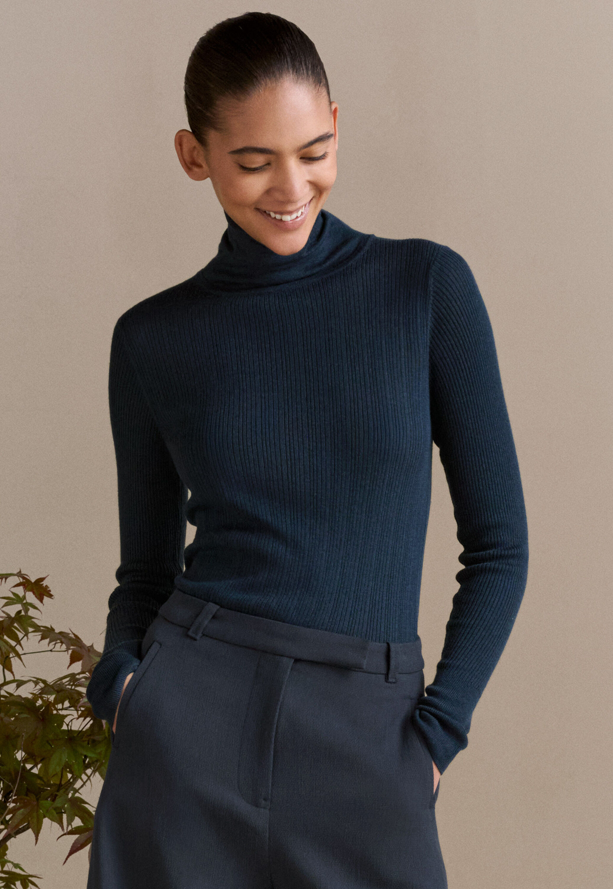 Ribbed sweater