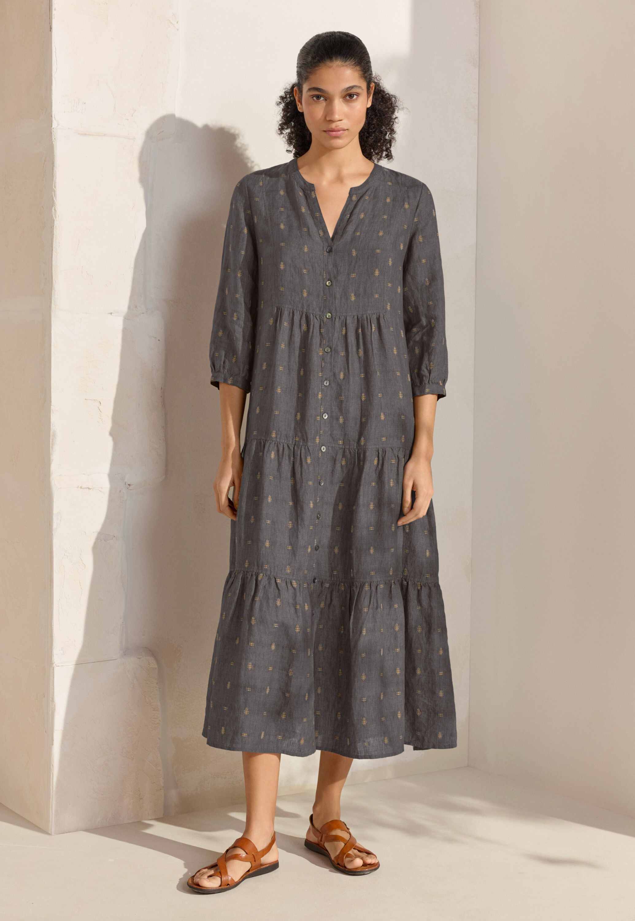 Garment-dyed overshirt
